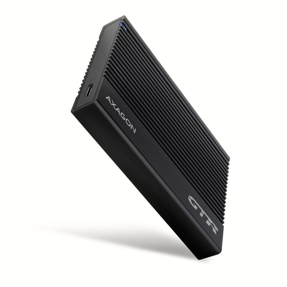 Axagon Superspeed Usb-c 10 Gbps Gerippte Box Für 2.5" Ssd / Hdd - Festplatten Zubehoer