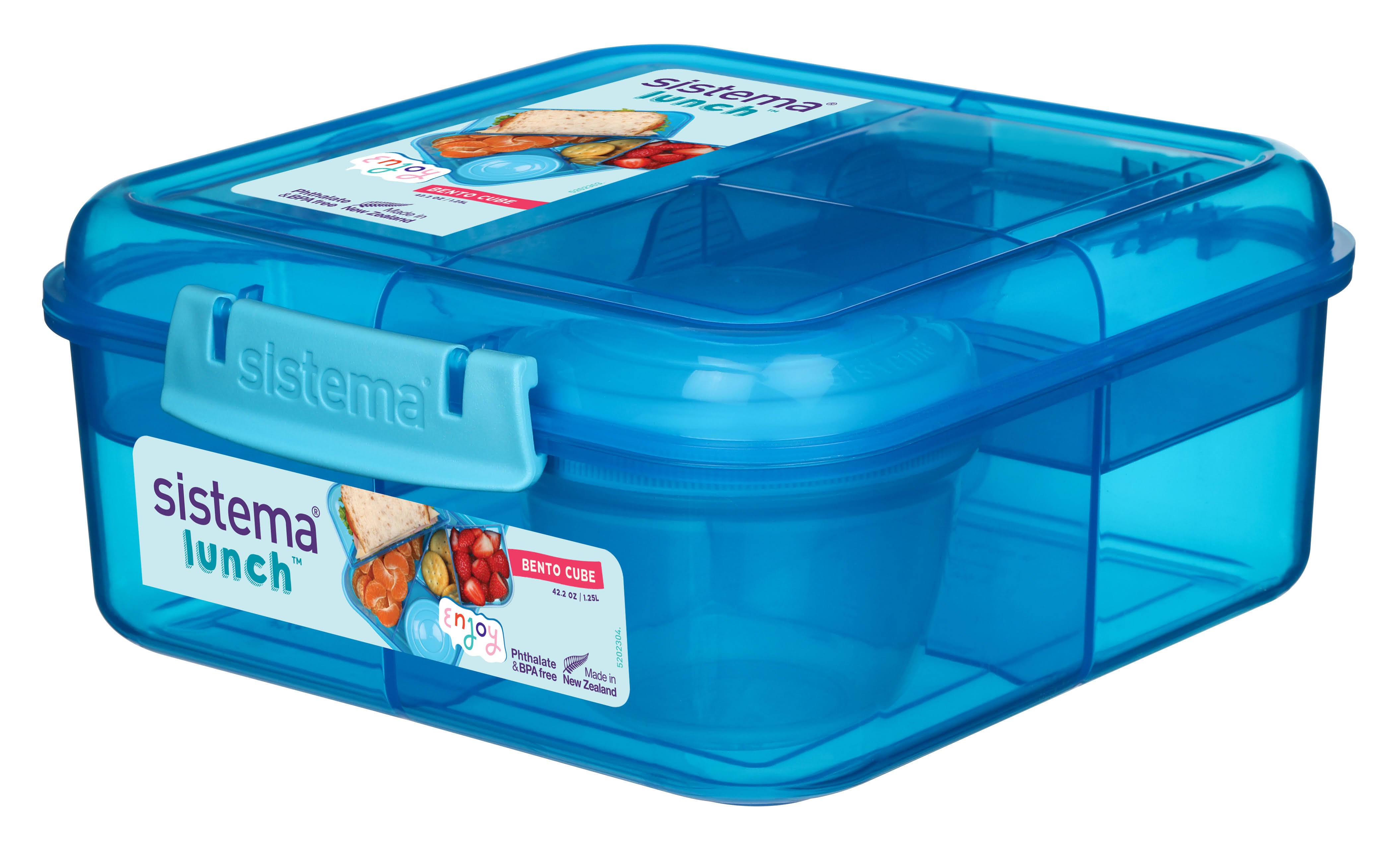 Sistema 1.25l Bento Cube Lunchblue - Kuechengeraet 416852