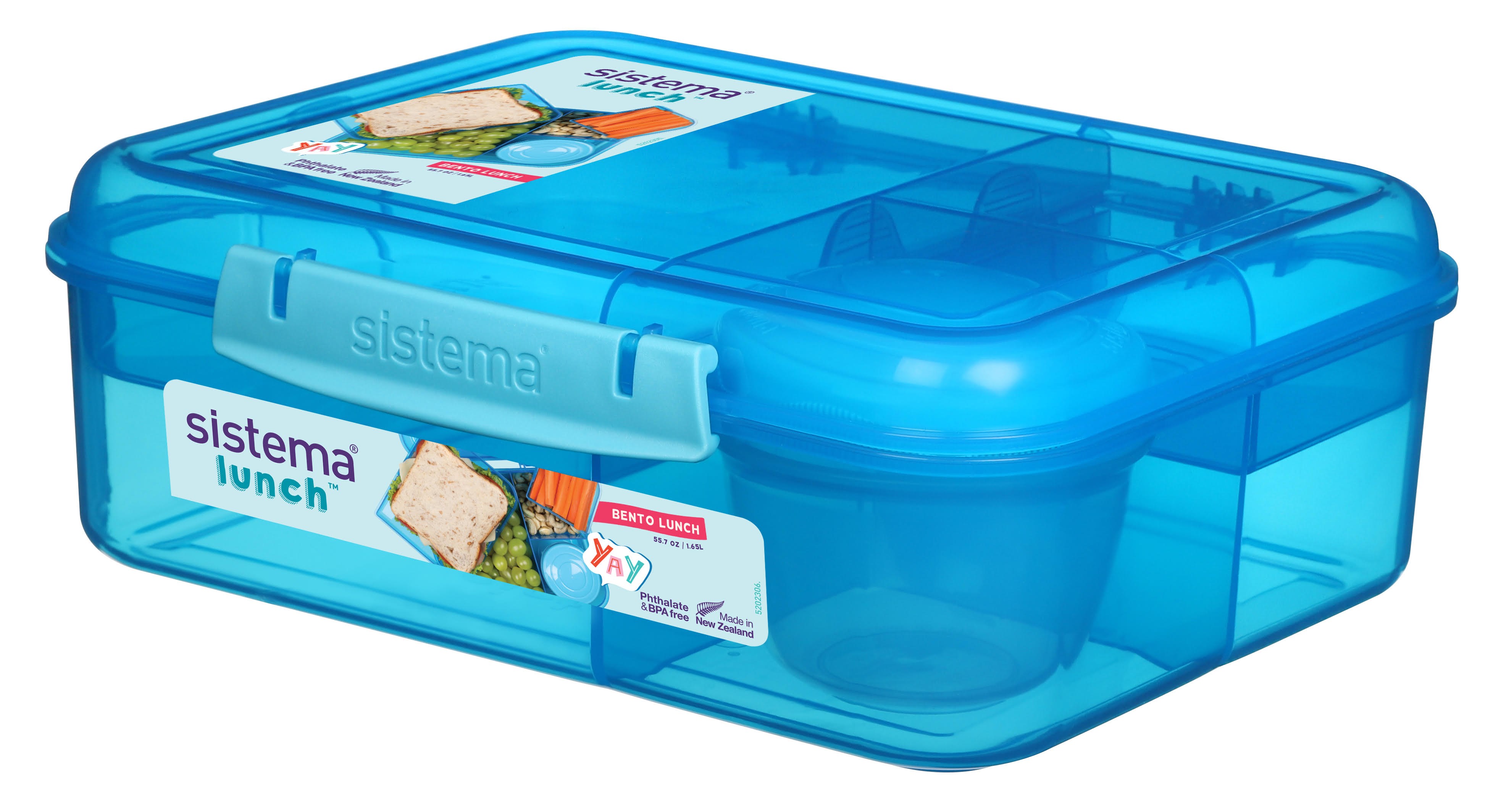 Sistema 1.65l Bento Lunch Blue - Kuechengeraet 416902