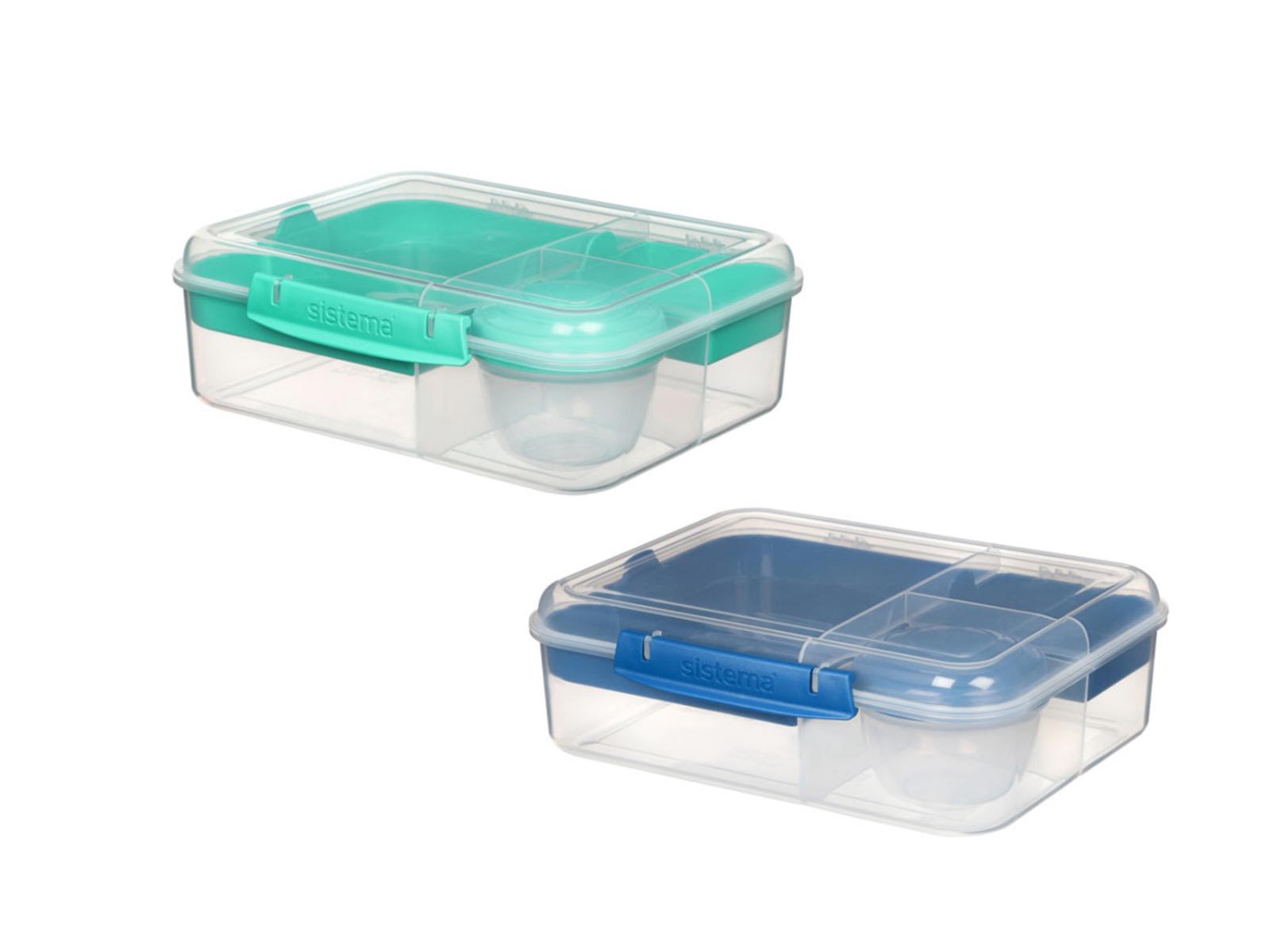 Sistema 1.65l Bento Lunch To Go 2 Pack - Kuechengeraet 82028