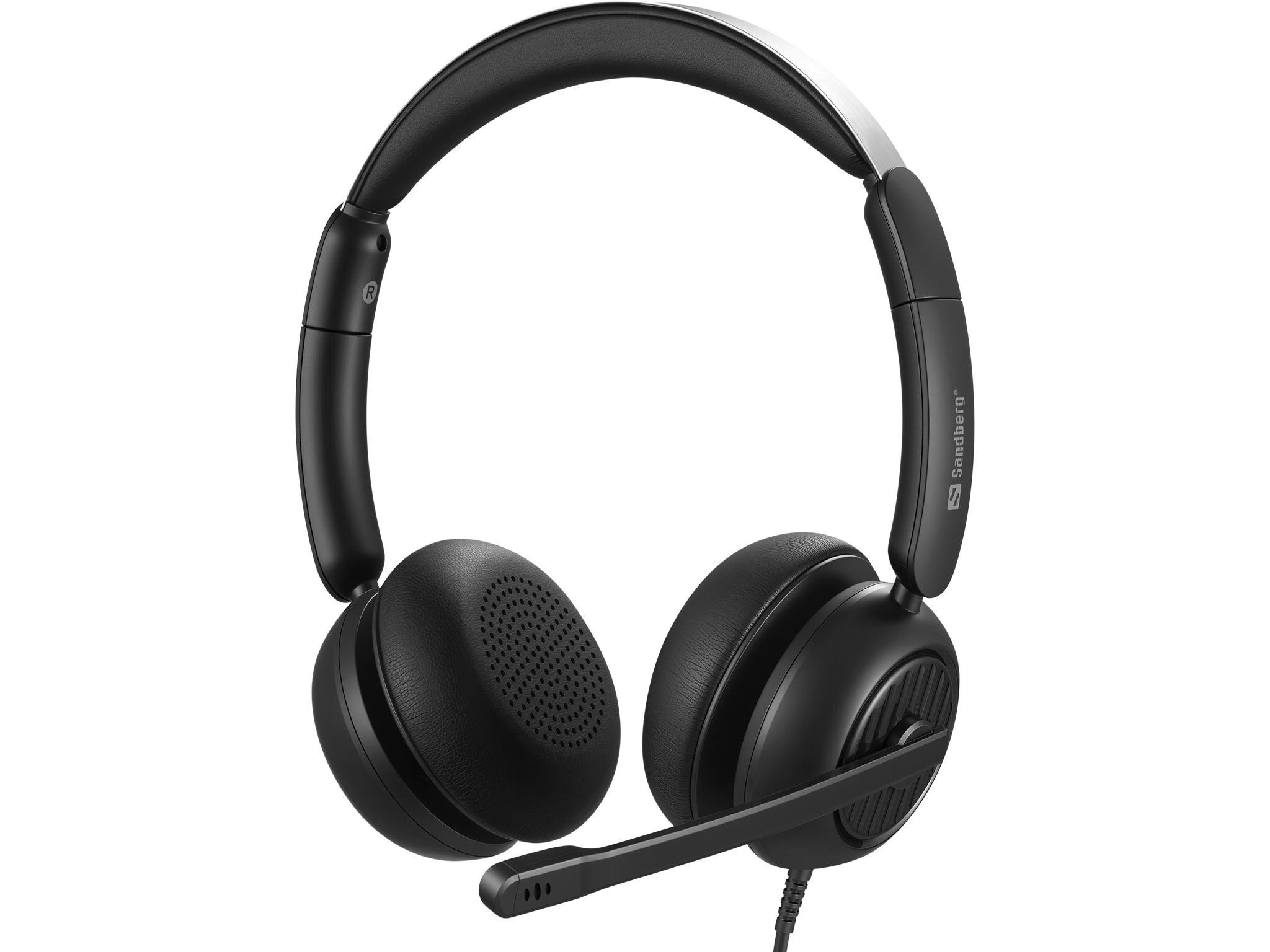 Kopfhörer - Sandberg 3in1 Office Headset Pro Enc - Kopfhoerer/headsets