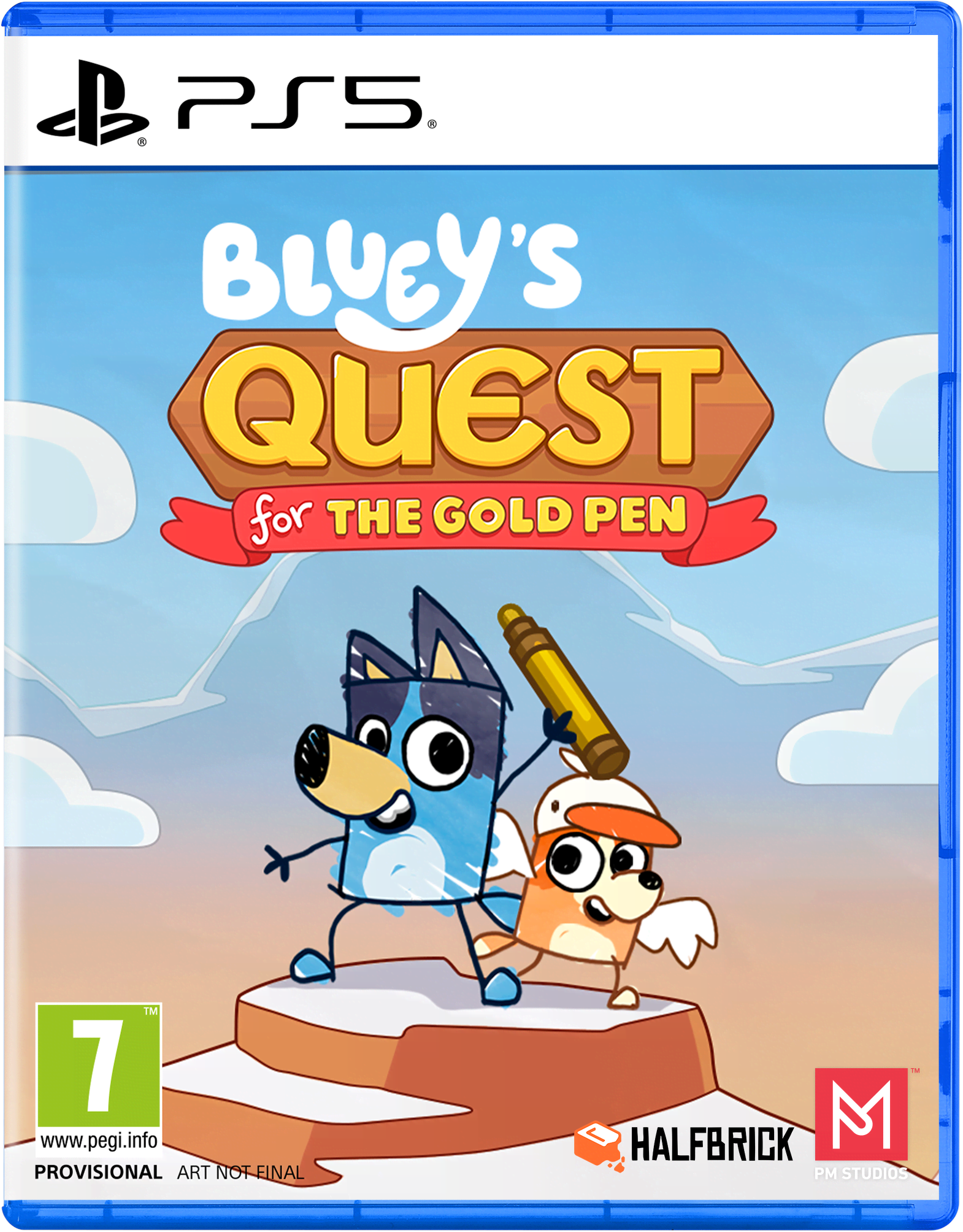 Bluey's Quest For The Gold Pen - Sony Playstation 5 - Abenteuer - Pegi 7 - Spiele 5056635621962