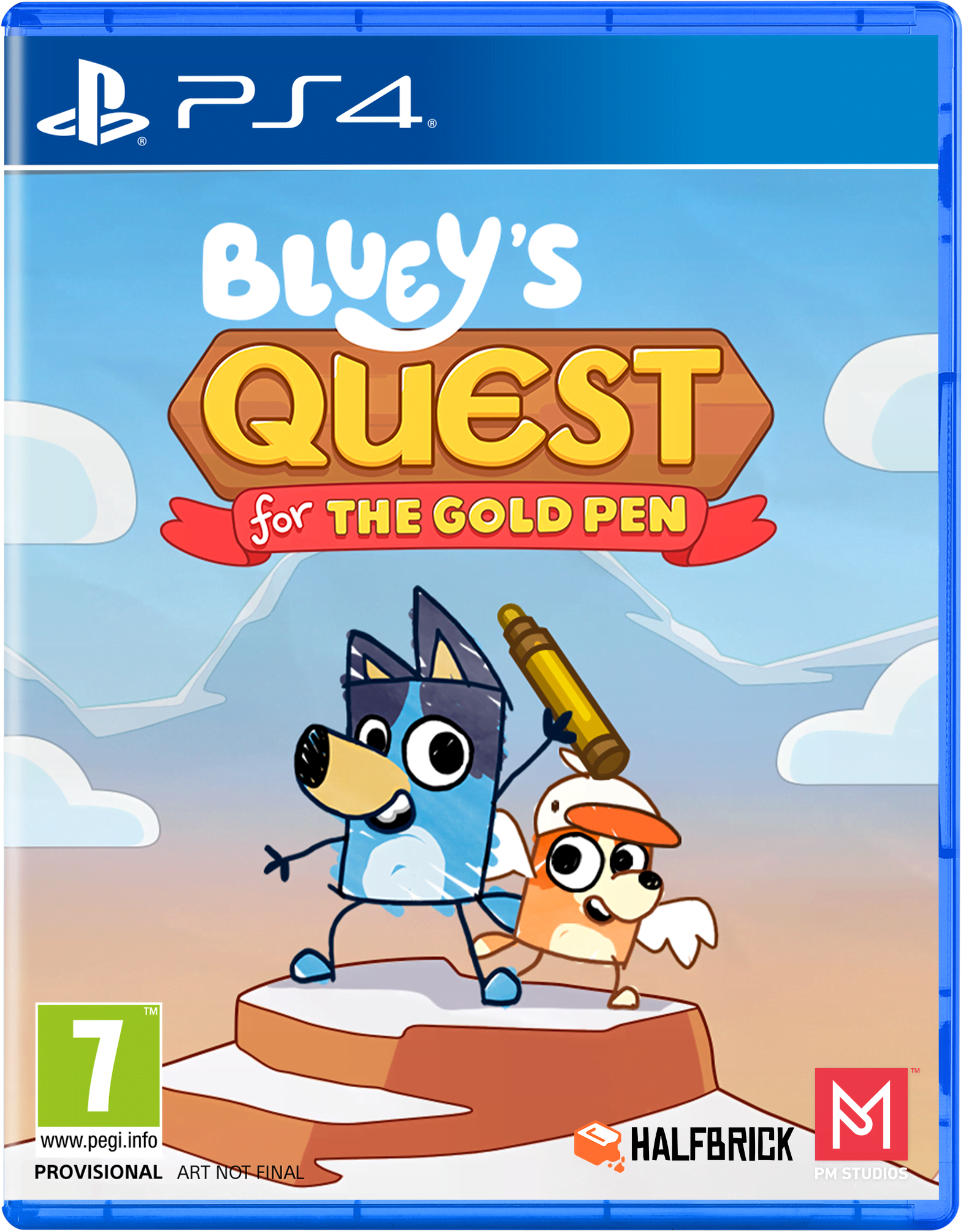 Bluey's Quest For The Gold Pen - Sony Playstation 4 - Abenteuer - Pegi 7 - Spiele