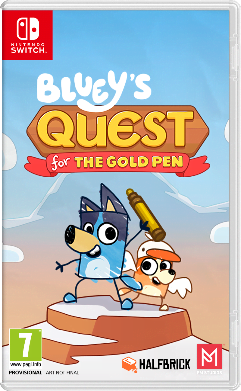Bluey's Quest For The Gold Pen - Nintendo Switch - Abenteuer - Pegi 7 - Spiele