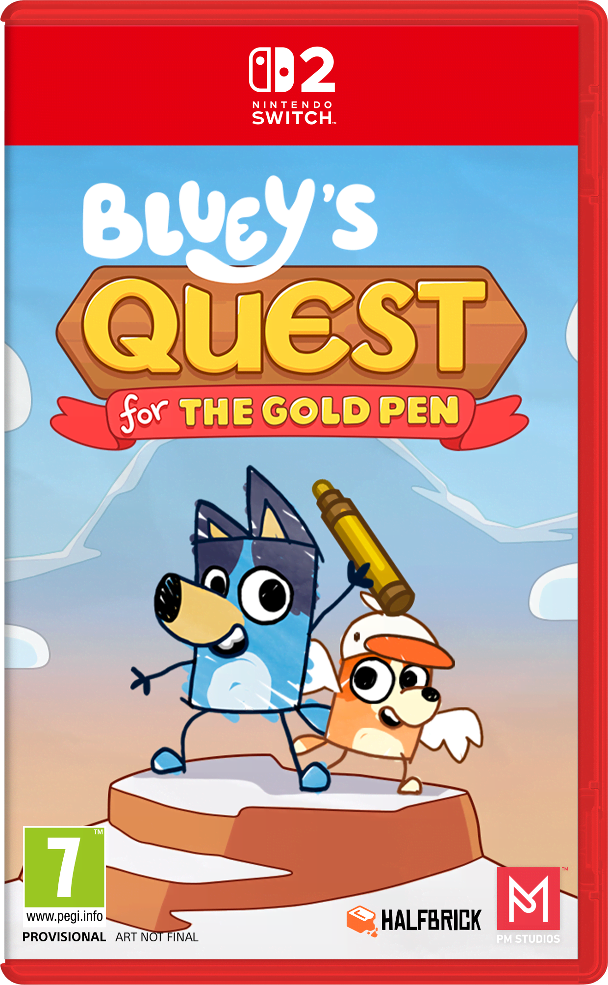 Bluey's Quest For The Gold Pen - Nintendo Switch 2 - Abenteuer - Pegi 7 - Spiele 5056635621870