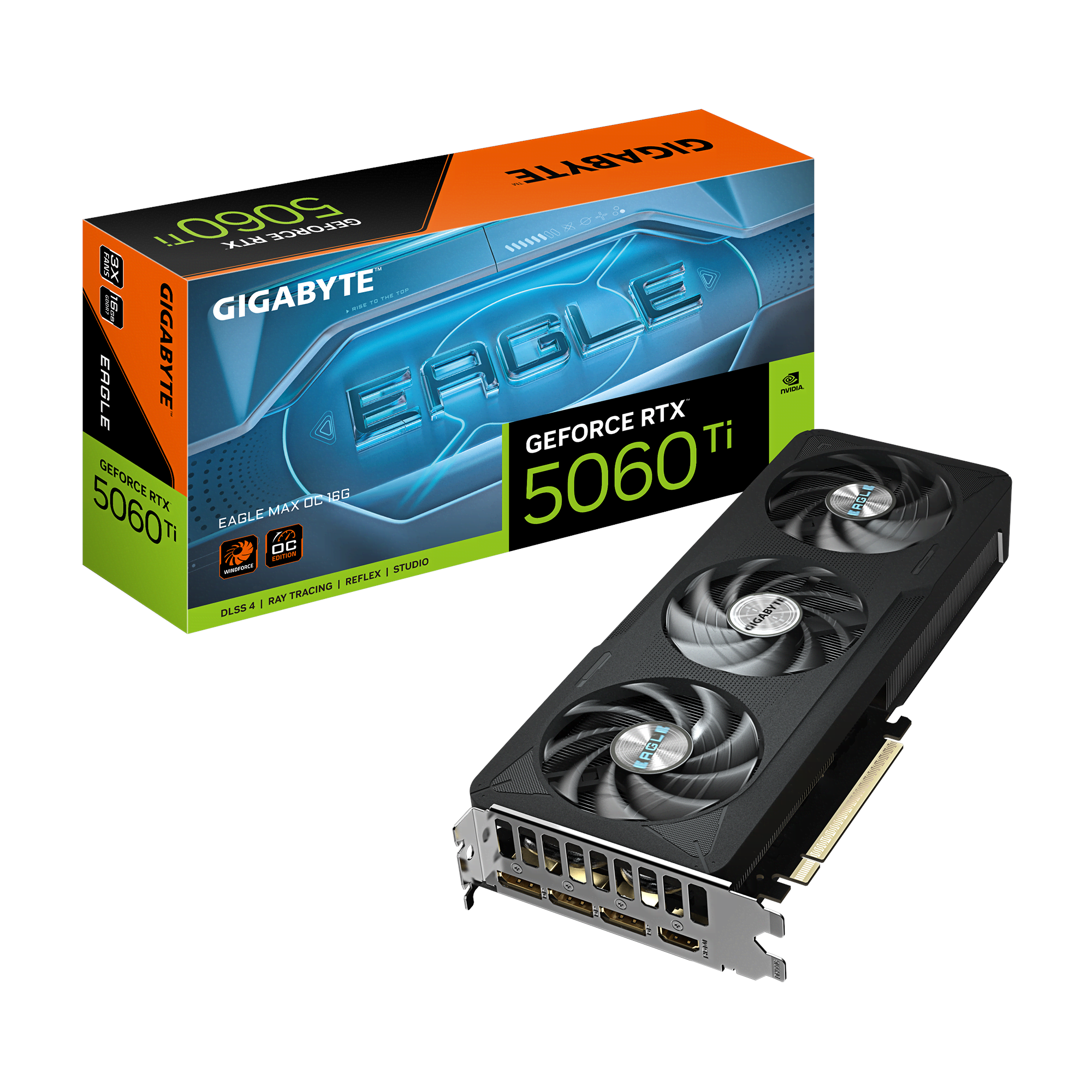 Gigabyte Geforce Rtx 5060 Ti Eagle Max OC - 16gb Gddr7 Ram - Grafikkarte