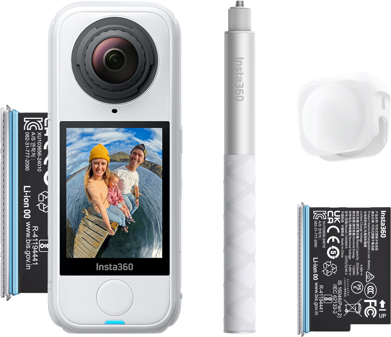 Insta360 X4 Air Starter Bundle - Arctic White - Action Kamera