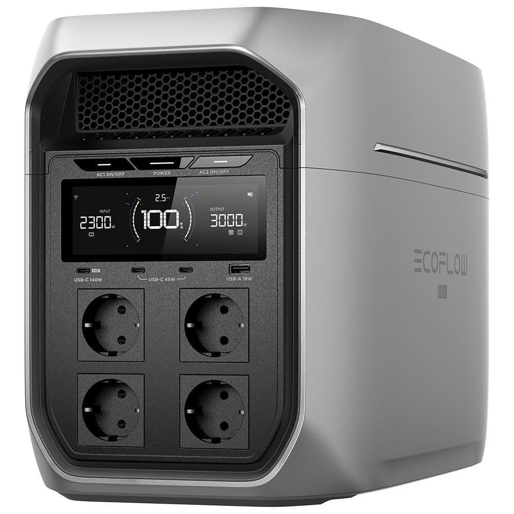Ecoflow Delta 3 Max Plus - 2048wh - Kraftwerk Efd3mp-eu-cbox