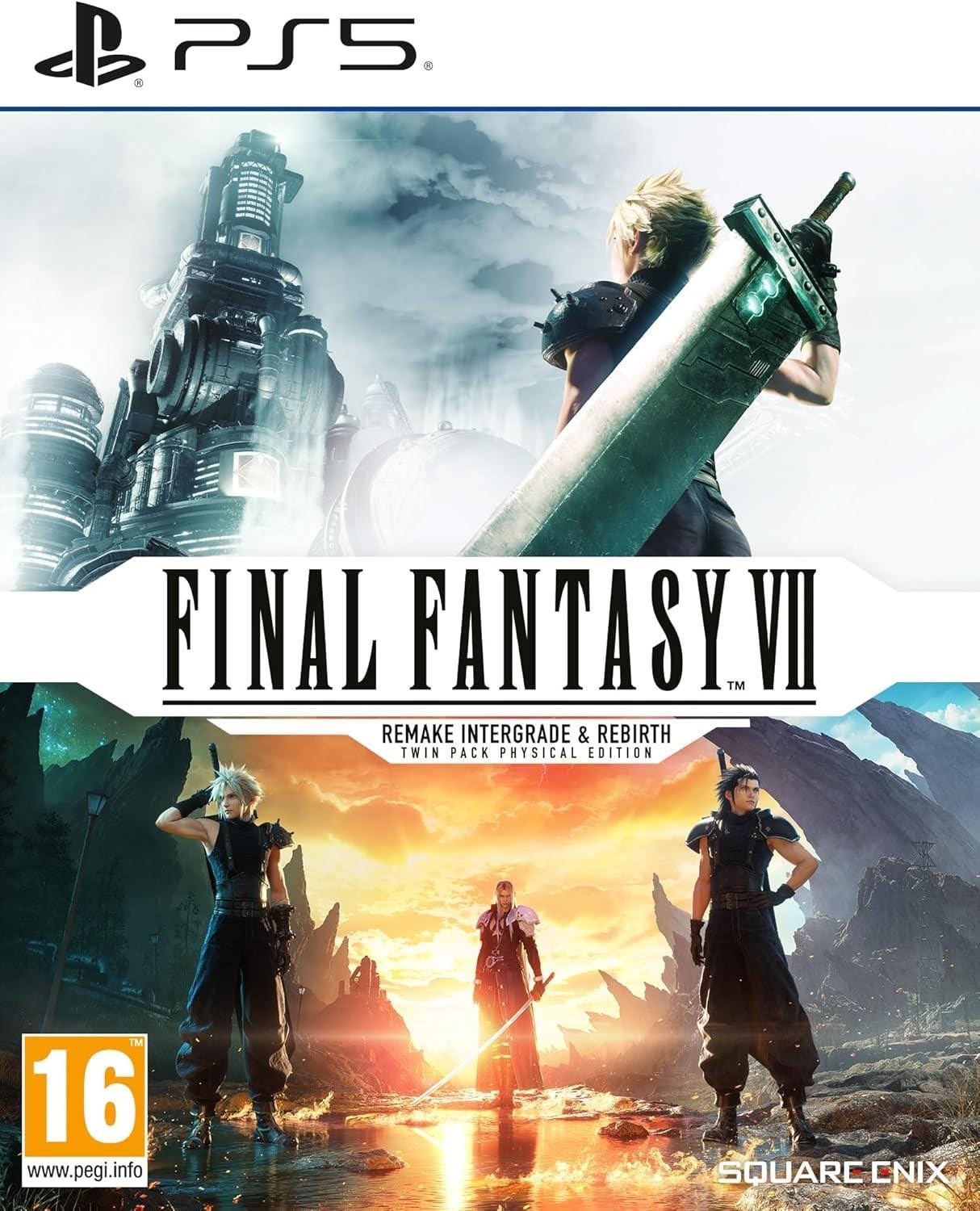 Final Fantasy Vii Remake Intergrade & Rebirth Twin Pack - Sony Playstation 5 - Rpg - Pegi 16 - Spiele