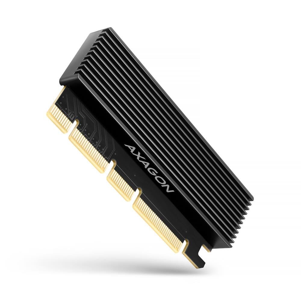 Axagon Solid Interner Pcie-adapter Für Nvme M.2 Ssd Mit Kühlkörper - Speicherzubehoer Pcem2-xs