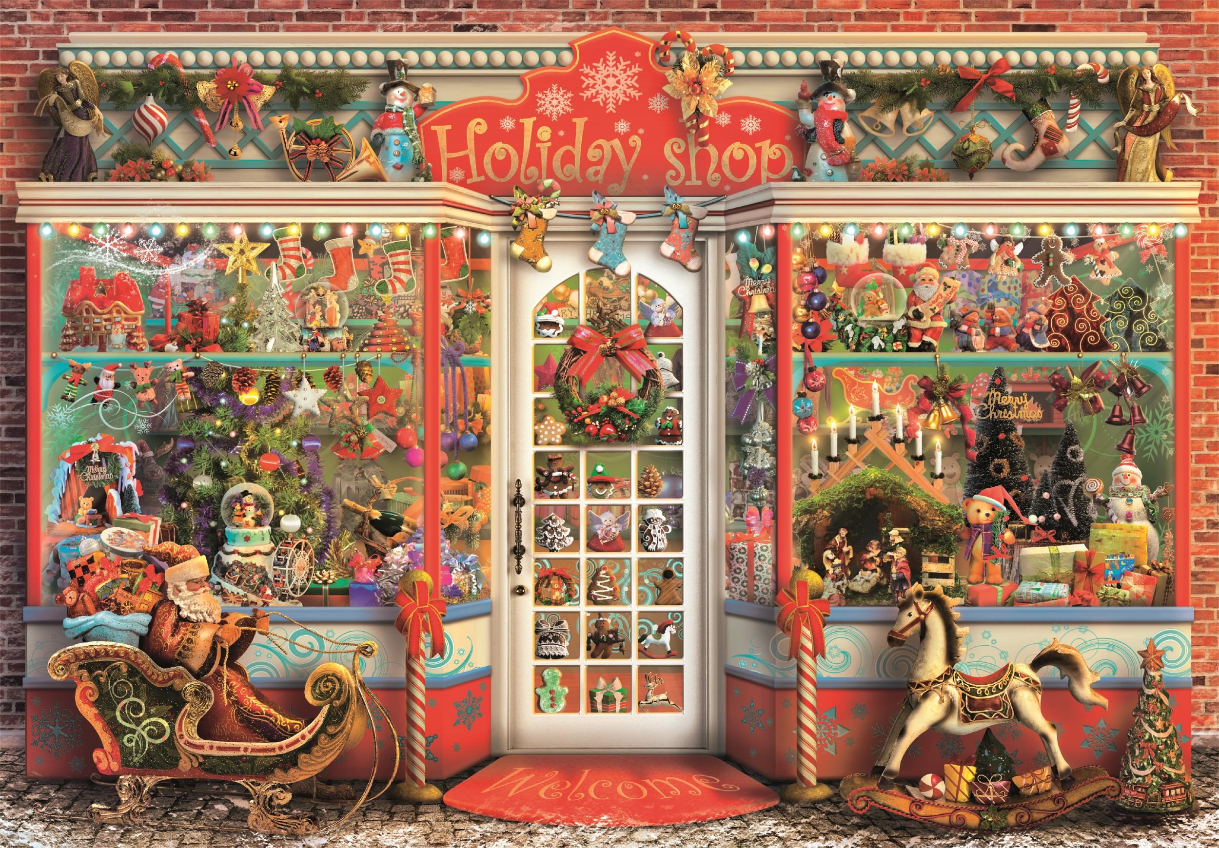 Clementoni Christmas Shop Puzzle - 1000 Pcs. 2D Puzzles 39997