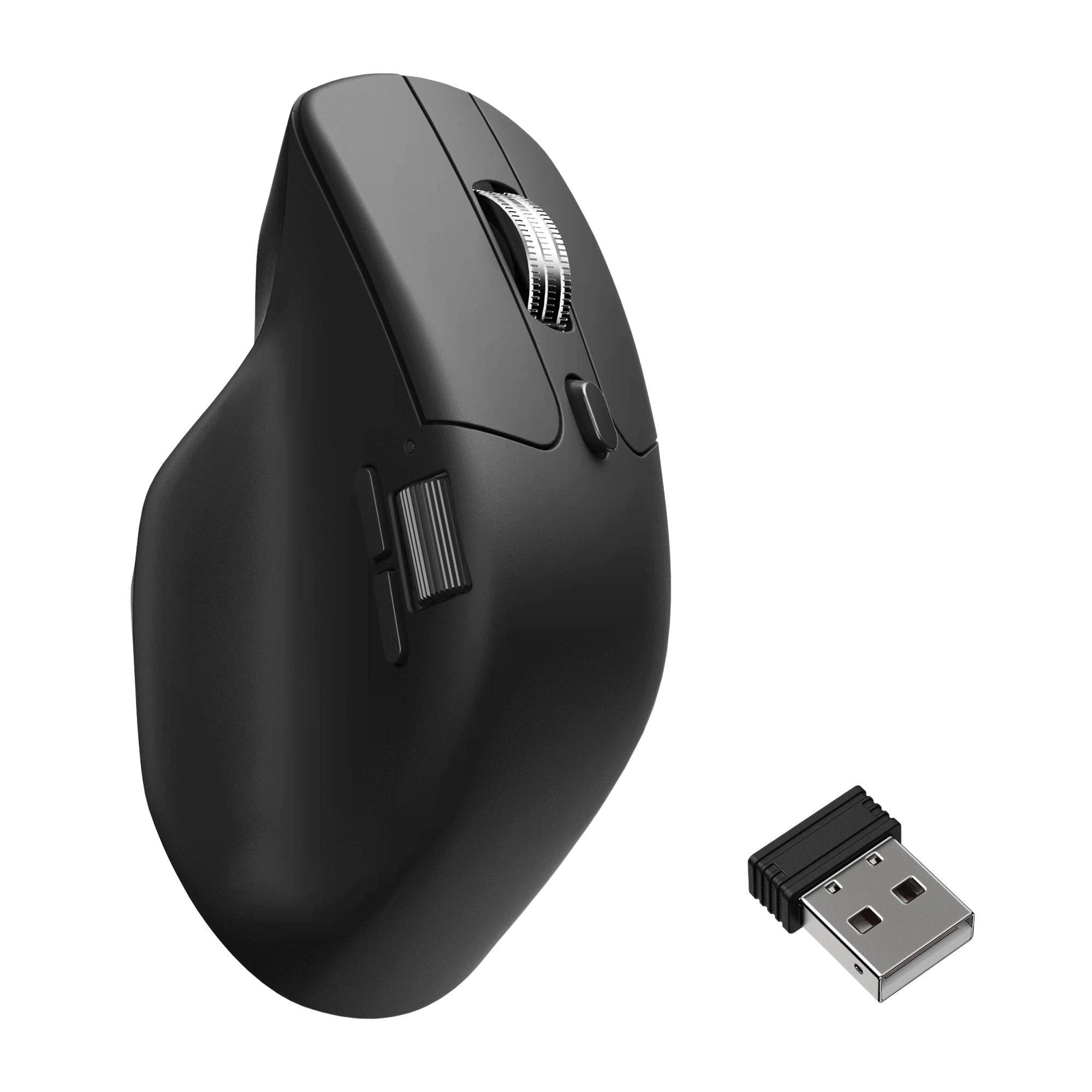 Keychron M6 Silent - Light 86g Wireless 8K - Ergonomische Maus (Schwarz) M6s-a23
