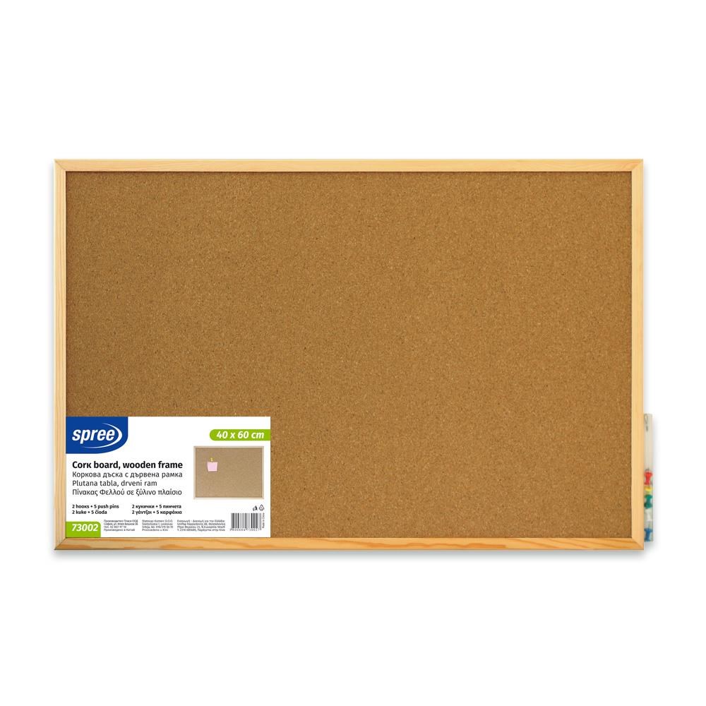Spree Notice Board Kork 40*60cm. - Konferenz Und Praesentation 73002