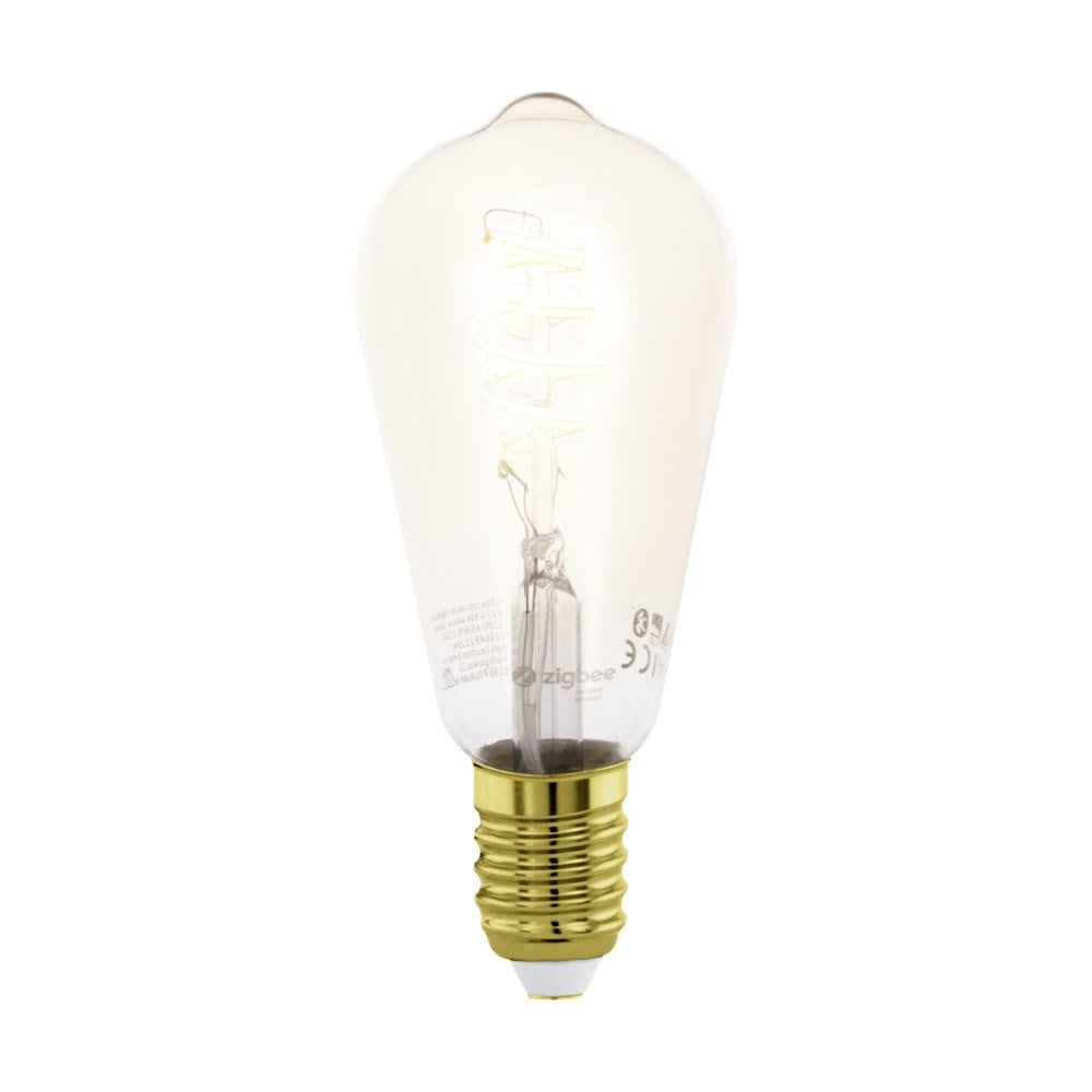 Eglo E27 Led-z Matter St64 Spiral 7W Cct 806lm Amber - Smart Home 110389