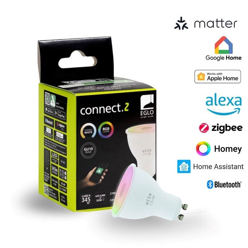 Eglo Gu10 Led-z Matter Rgb/cct 4.9W 420lmopal - Smart Home 110394