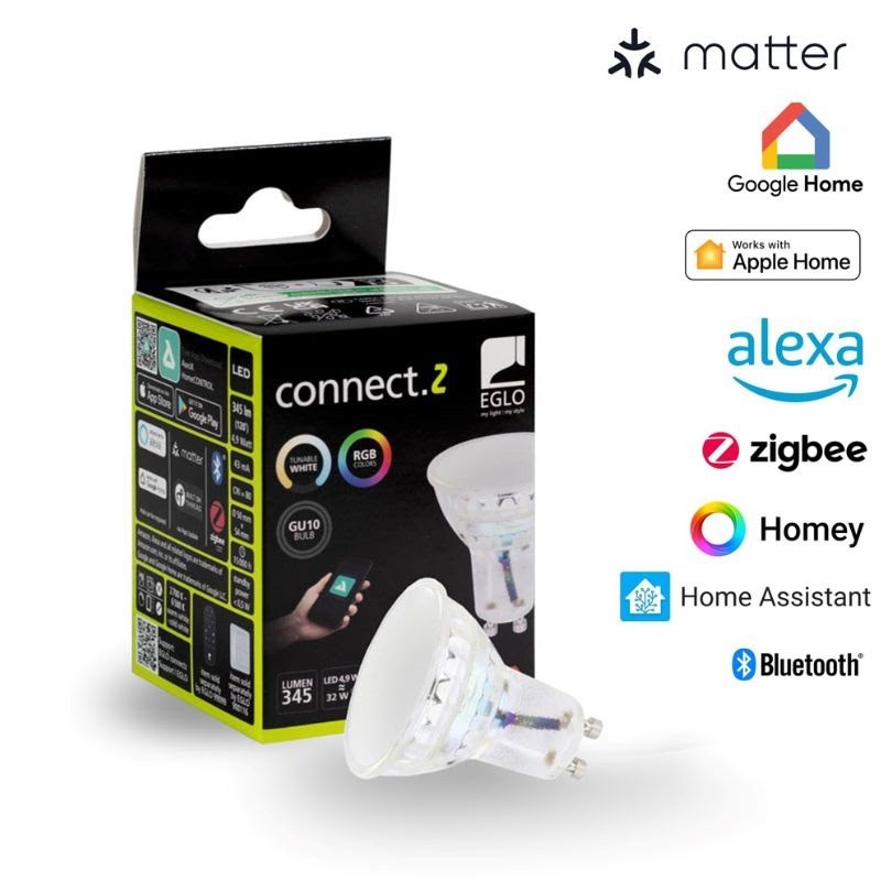 Eglo Gu10 Led-z Matter Rgb/cct 4.9W 345lm - Smart Home