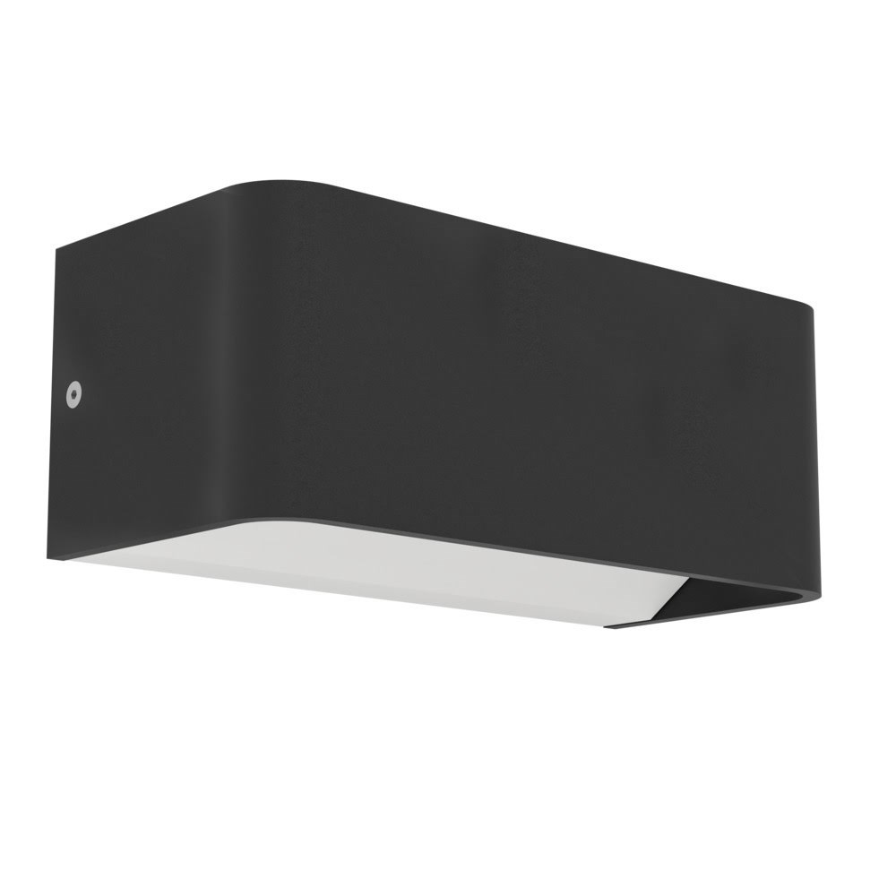 Eglo Sania-z Matter Outdoor Wall Lamp L200 Rgb/cct 1250lm Ip55 Black - Smart Home