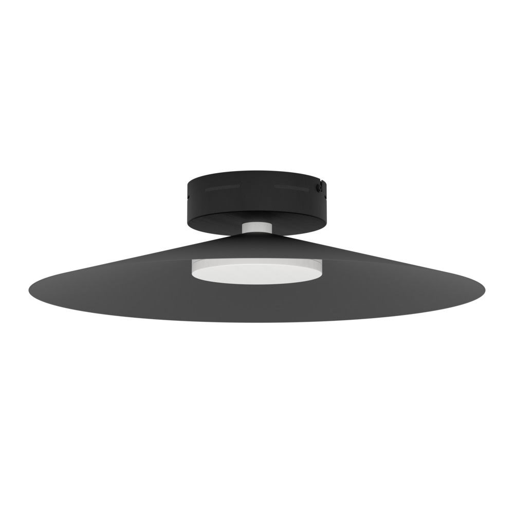 Eglo Conomavilla-z Matter Ceiling Lamp Ø450 Rgb/cct 15.5W 2000lm Black - Smart Home 902182