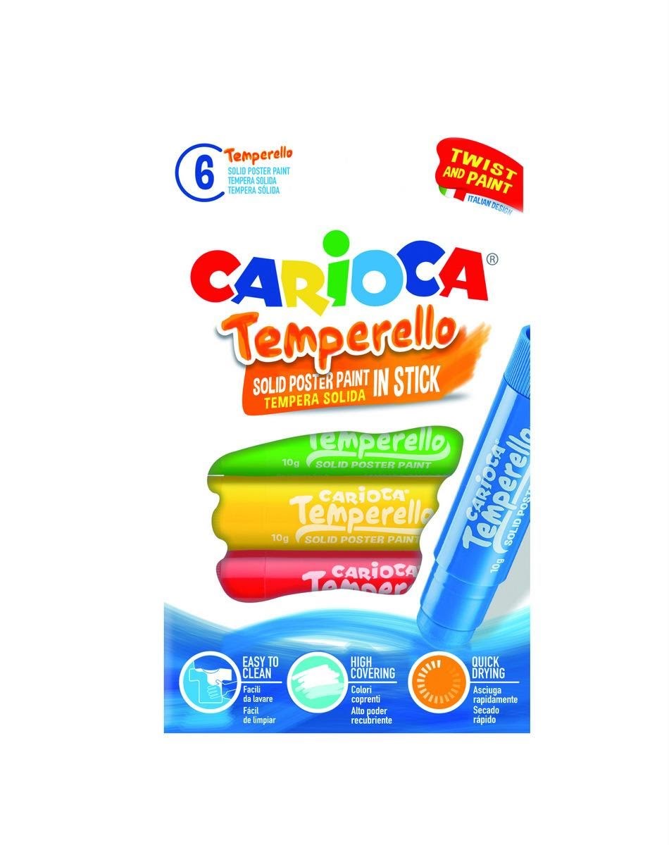Carioca Temperello. 6 Pcs. - Hobby Zubehoer 42739