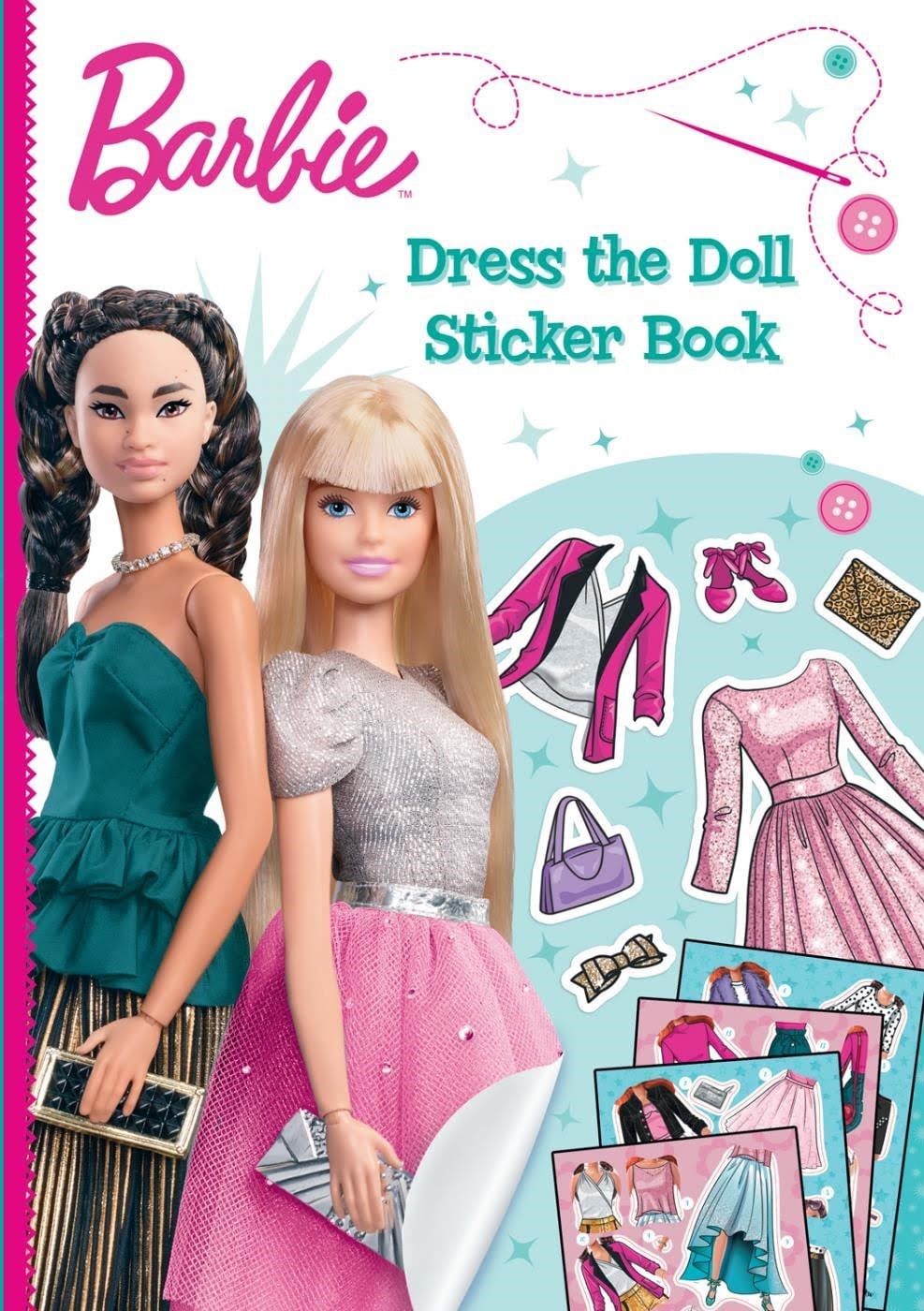 Alligator Barbie Dress The Doll Sticker Book - Papier Fotopapier Und Etiketten 3335