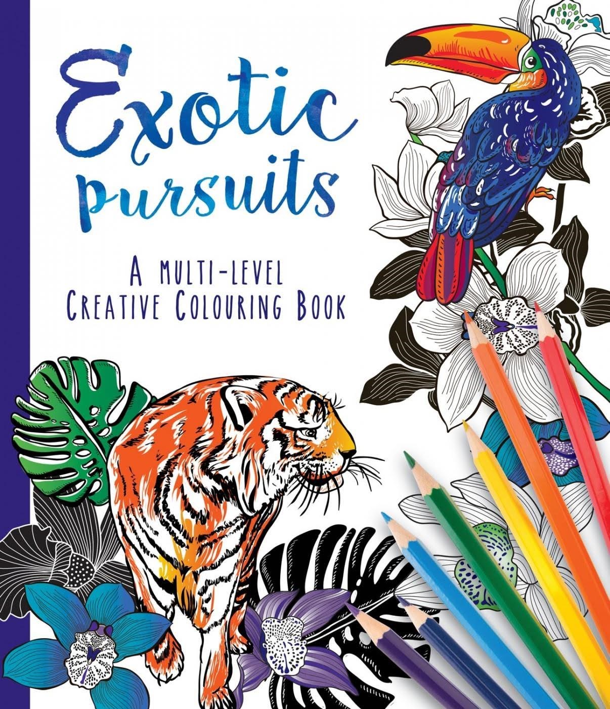 Alligator Mandala Coloring Book Exotic Pursuits - Hobby Zubehoer 3414