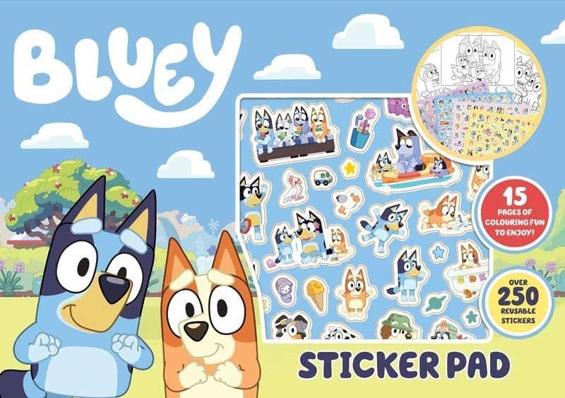 Alligator Bluey Sticker Pad - Papier Fotopapier Und Etiketten
