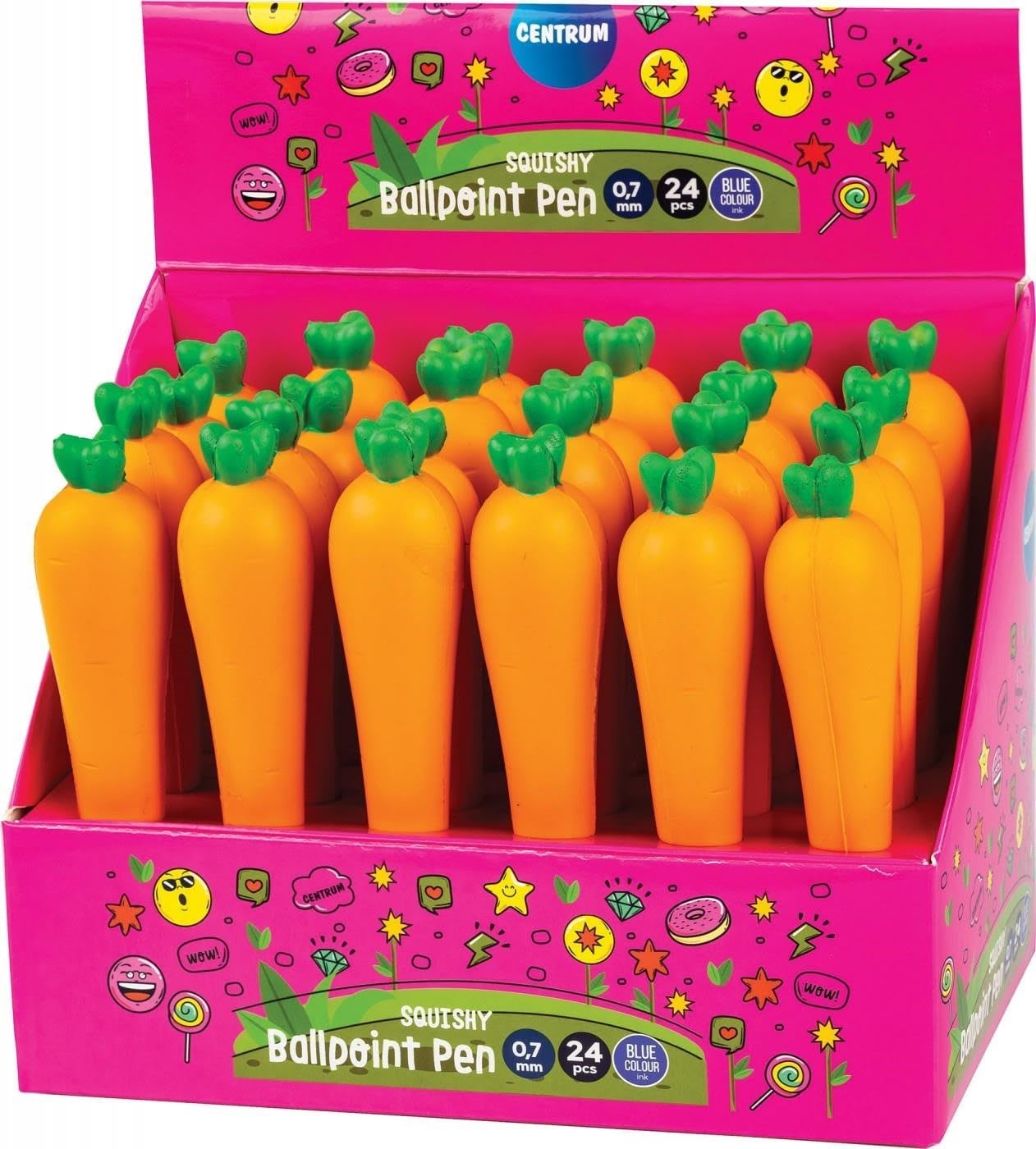 Centrum Ballpoint Pen Squishi Yellow Red - Utensilien Zum Schreiben Und Zeichnen