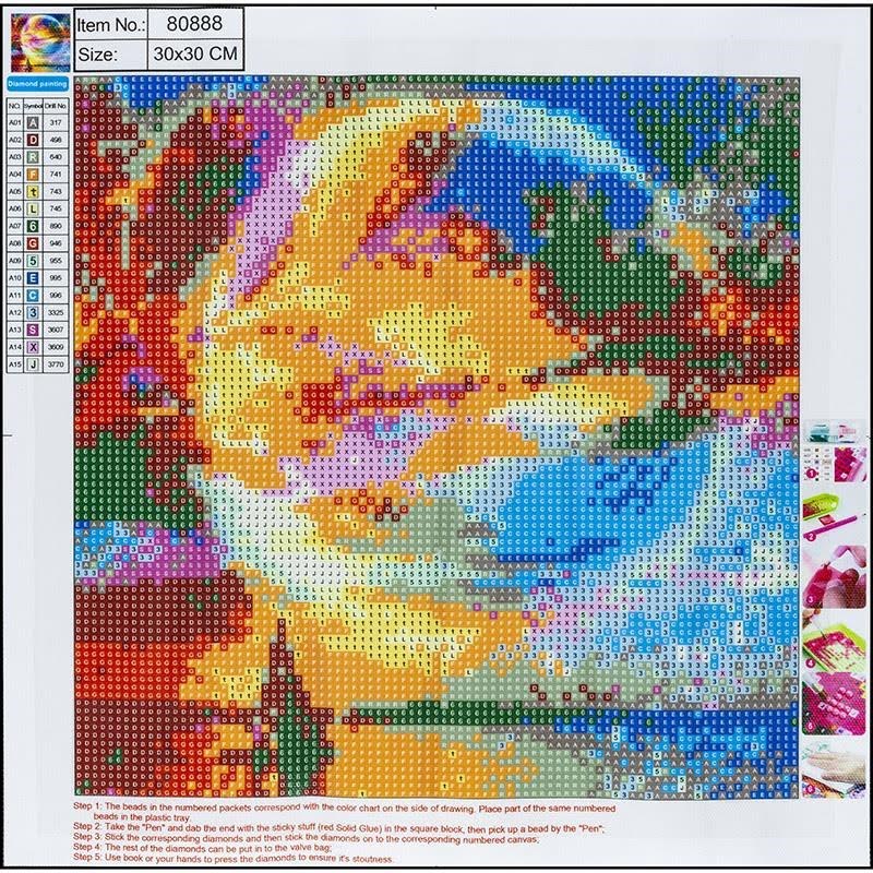 Centrum Diamond Painting 30*30cm. Planet - Hobby Zubehoer