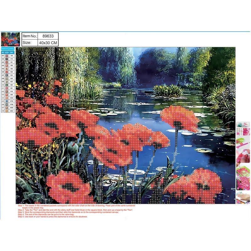 Centrum Diamond Painting 30*40cm. Forest Lake - Hobby Zubehoer