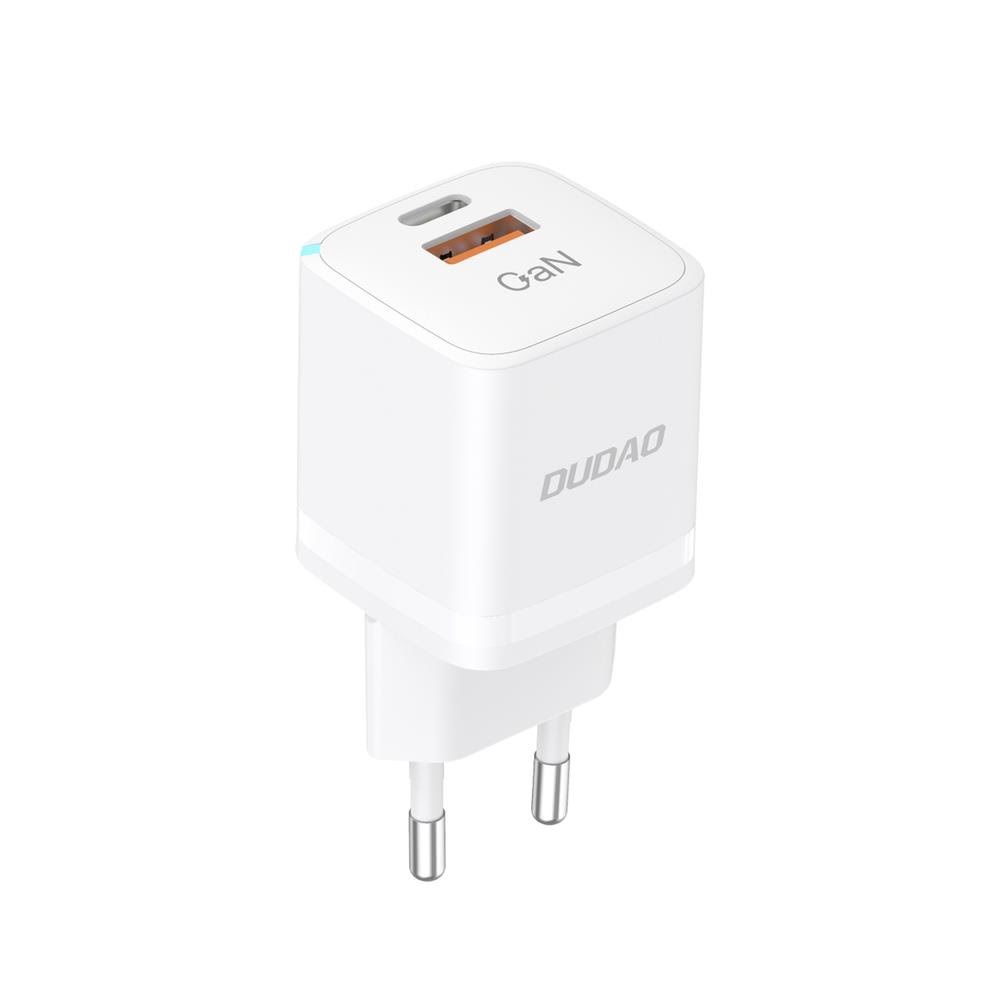 Dudao Wall Charger Gan 33w Pps Usb C/usb A13pro - White - Handys Adapter Und Ladegeraete