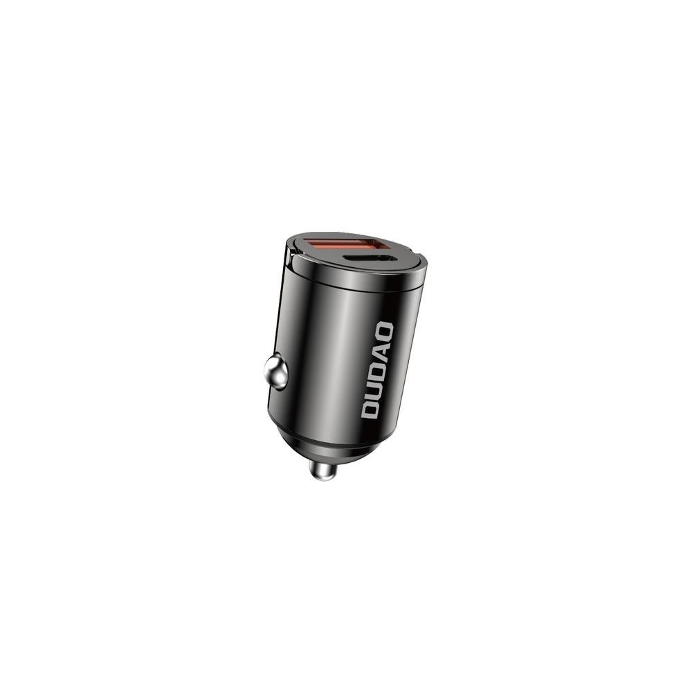 Dudao R3max 48w QC PD Mini Car Charger - Black - Handys Anderes Zubehoer