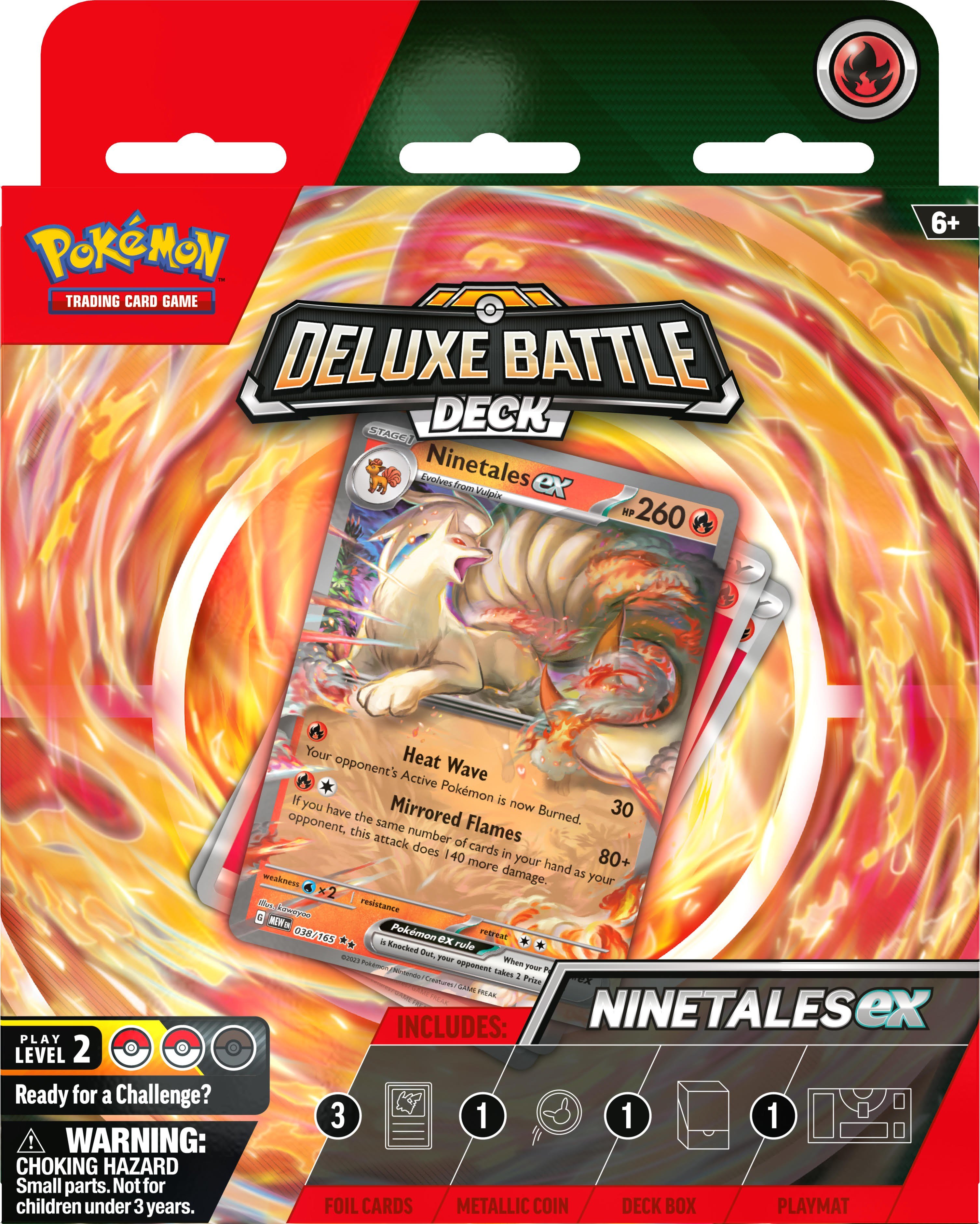 Pokemon Tcg Deluxe Battle Deck Ninetales Ex/zapdos ex - Assorted