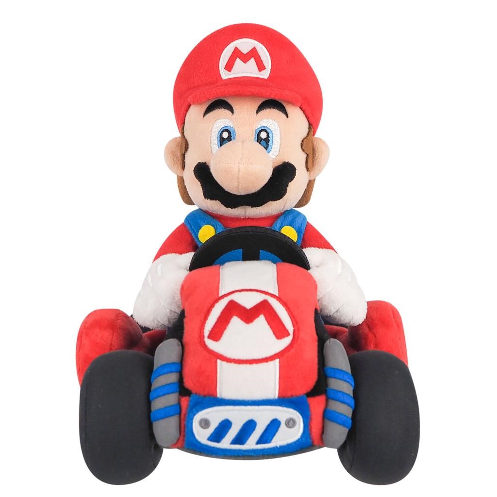 1up - Nintendo Together Mario Kart: Mario - 27 cm - Teddybär & Kuscheltier - Merchandise Pelnin-mkw-mar27