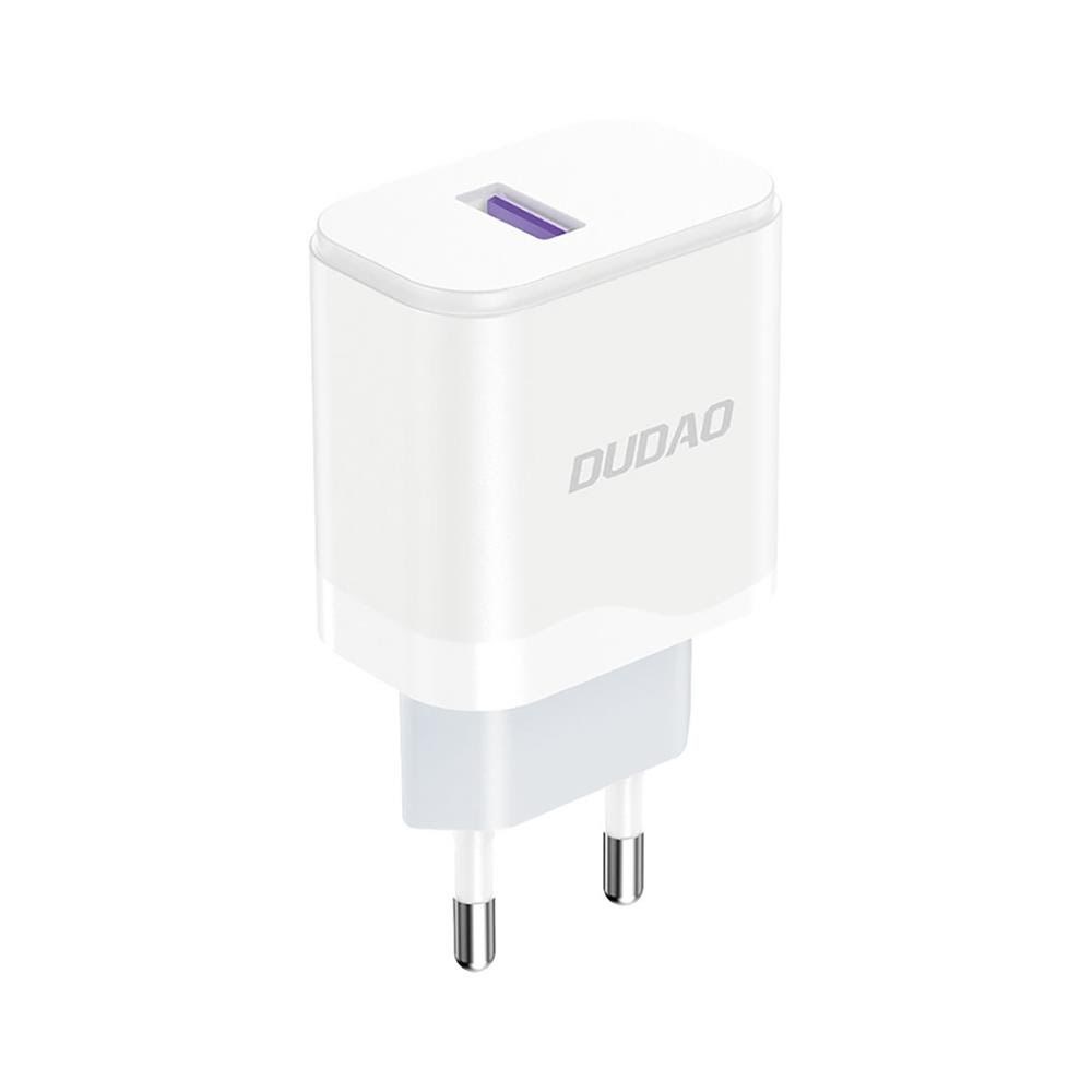Dudao A20eu Usb-a 18w Network Charger - White - Handys Adapter Und Ladegeraete 6976625331987