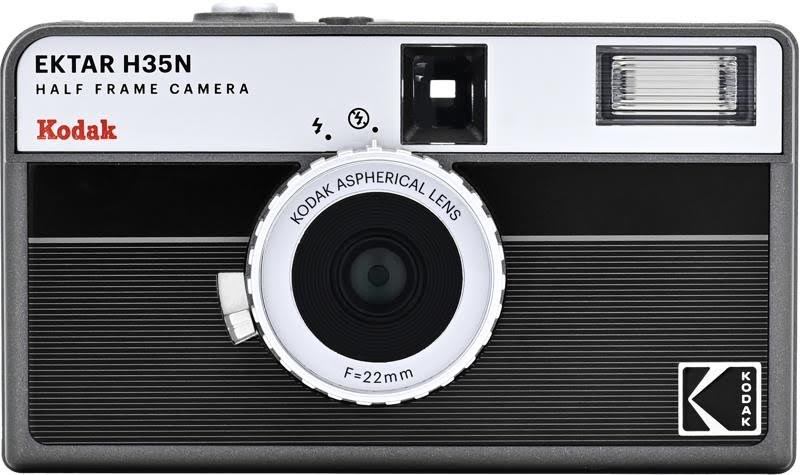 Kodak Ektar H35n Camera Striped Black - Digital Kameras Rk0301
