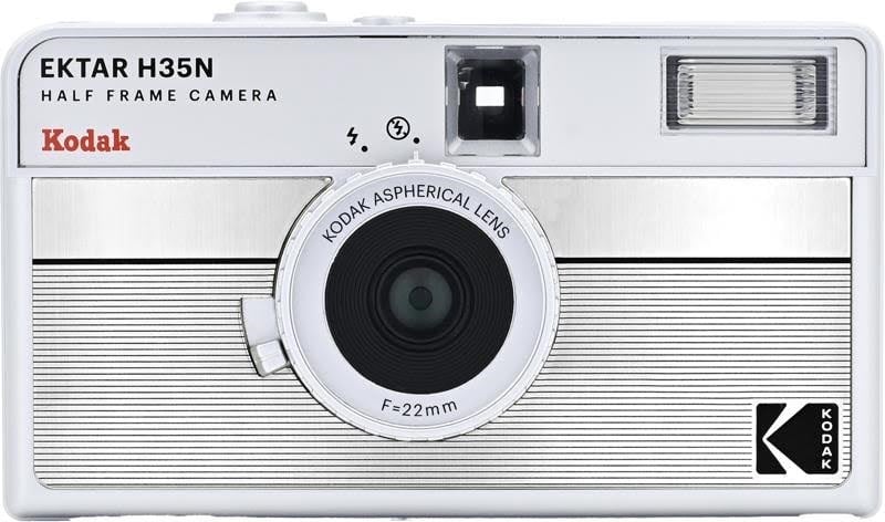 Kodak Ektar H35n Camera Striped Silver - Digital Kameras