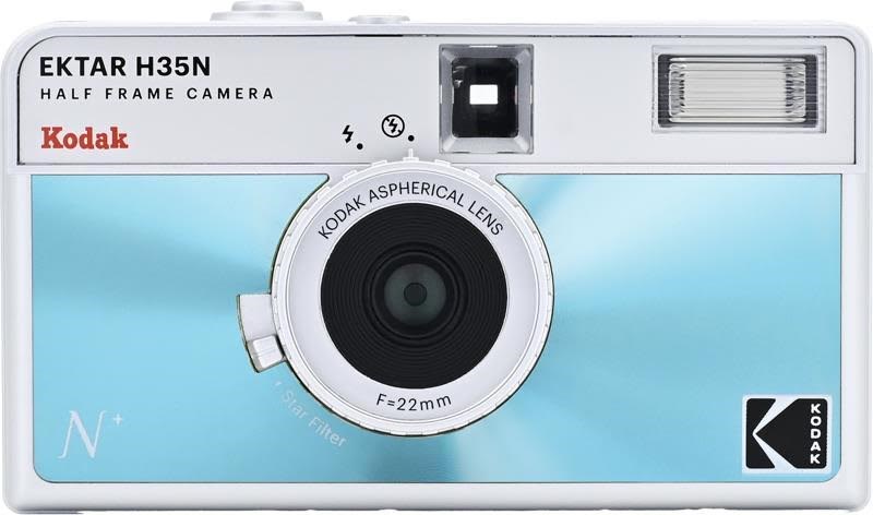 Kodak Ektar H35n Camera Glazed Blue - Digital Kameras