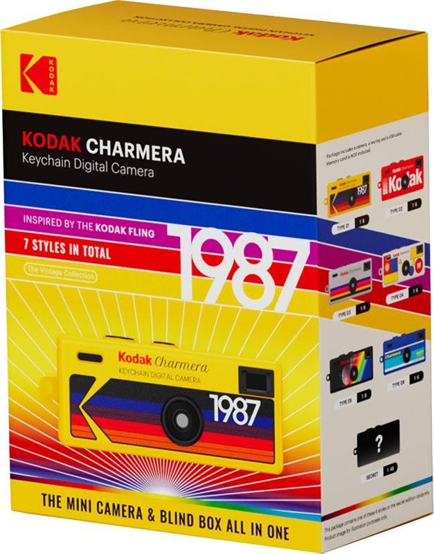 Kodak Charmera Keychain Digital Camera Blind Box (1 pc Assorted) - Digital Kameras Rk0601