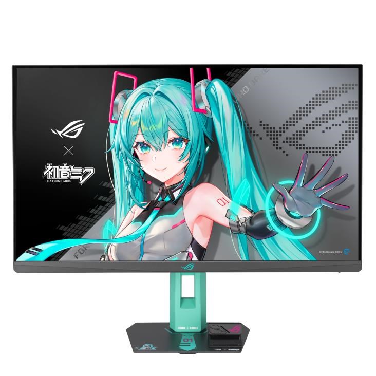 27" Asus Rog Strix Xg27acmeg-g Hatsune Miku Edition - 2560x1440 (Qhd) - 260hz - Ips - 15w Usb-c - Bildschirm
