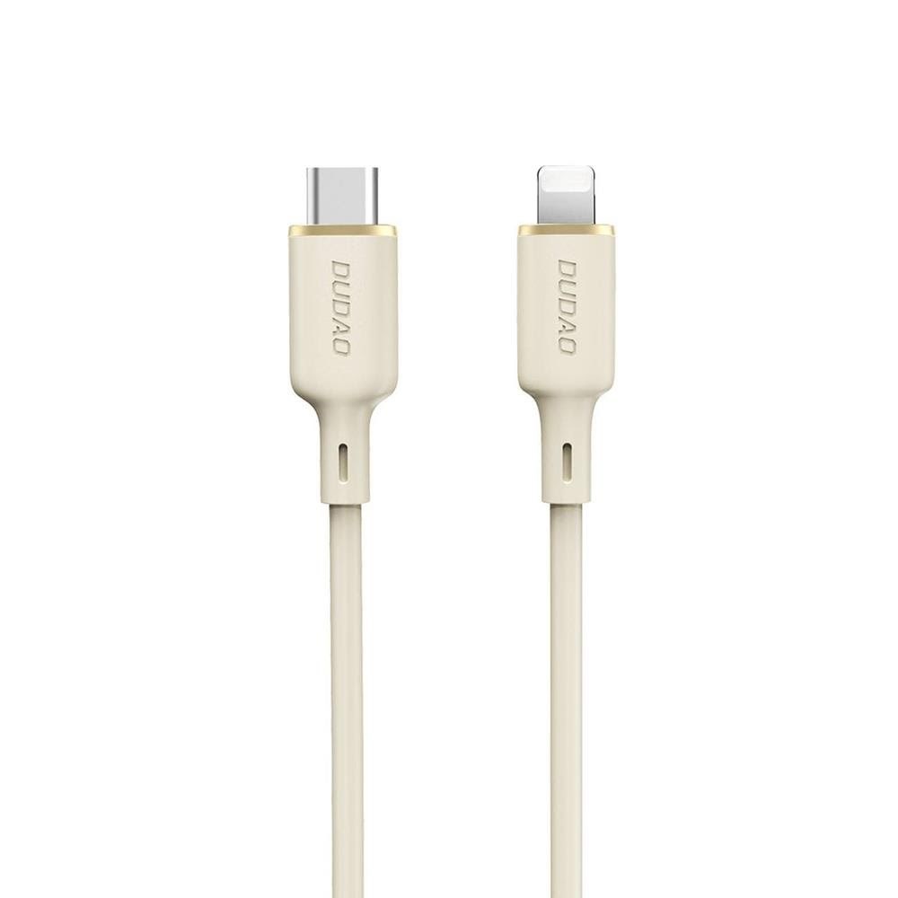 Dudao L7scl Usb-c - Lightning 30w 2m Cable - Beige - Usb Kabel 6976625331093
