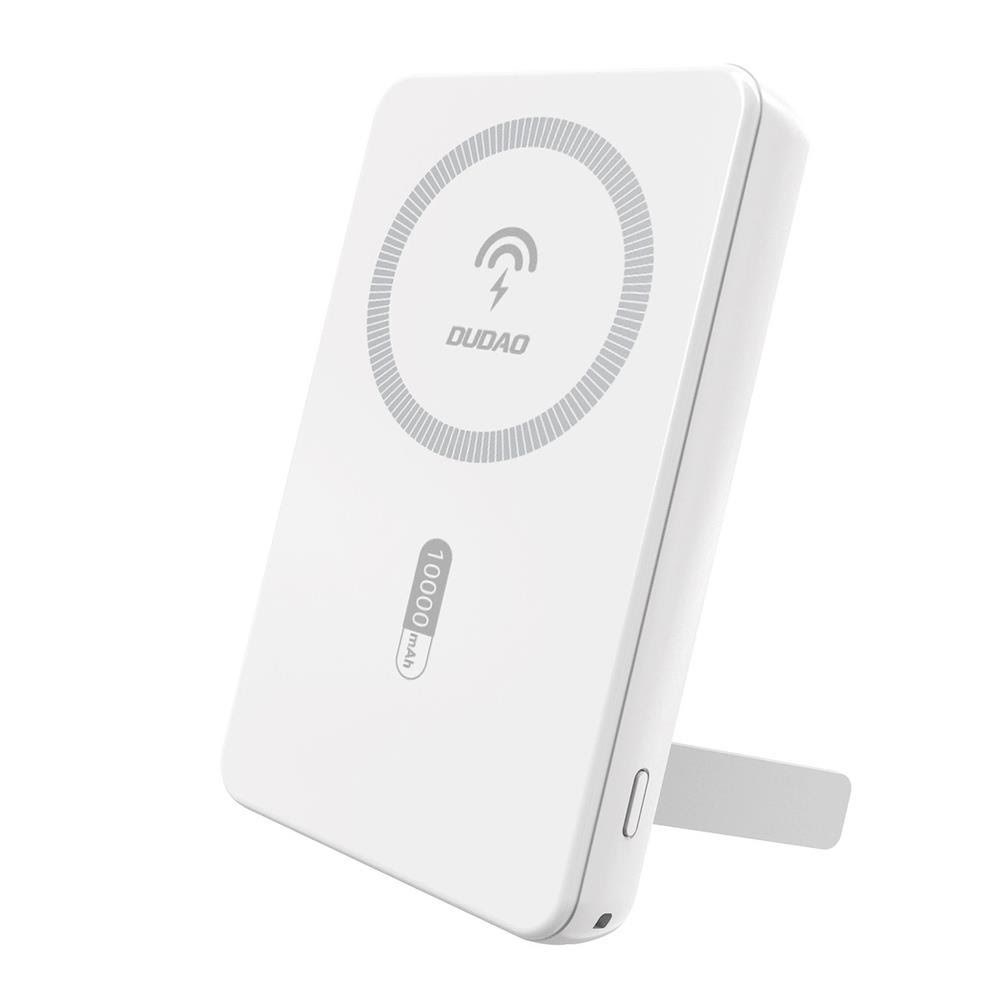 Dudao Powerbank K14s+ 10000mah 20w Usb-a / Usb-c / Magsafe With Stand - White - 10000 Mah - Powerbank Akku