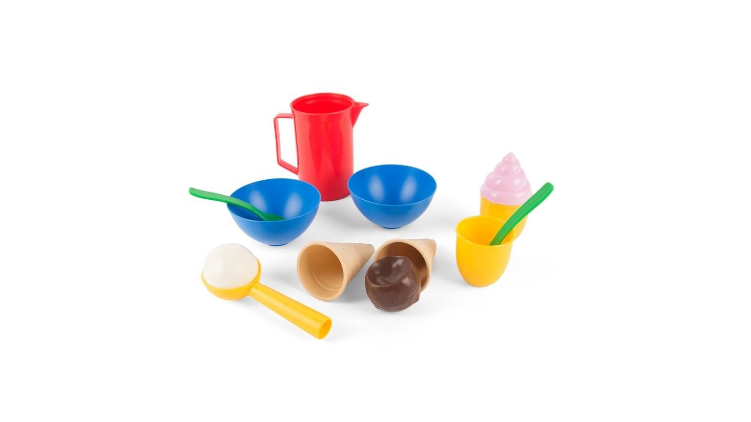 Dantoy Ice Cream Set in Net 2 Pers - Spielkueche Zubehoer 4216