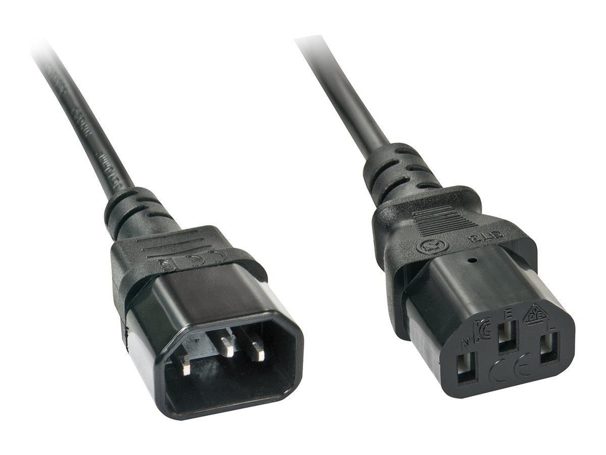 Lindy Iec-mains Extension Cable - Power Cable - Iec 60320 C14 to Power Iec 60320 C13 - 2 m - Stromkabel Extern