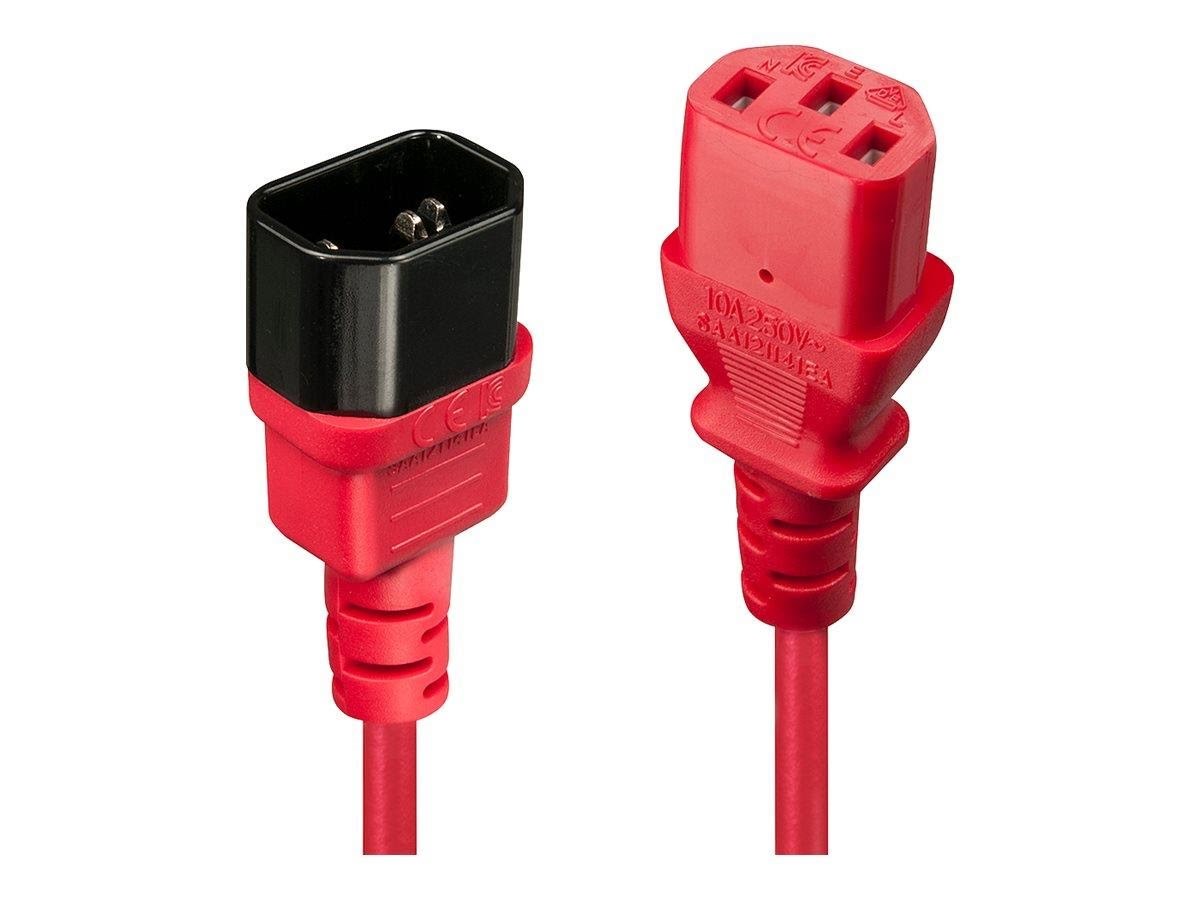 Lindy - Power Extension Cable - Power Iec 60320 C13 to Iec 60320 C14 - 2 m - Stromkabel Extern