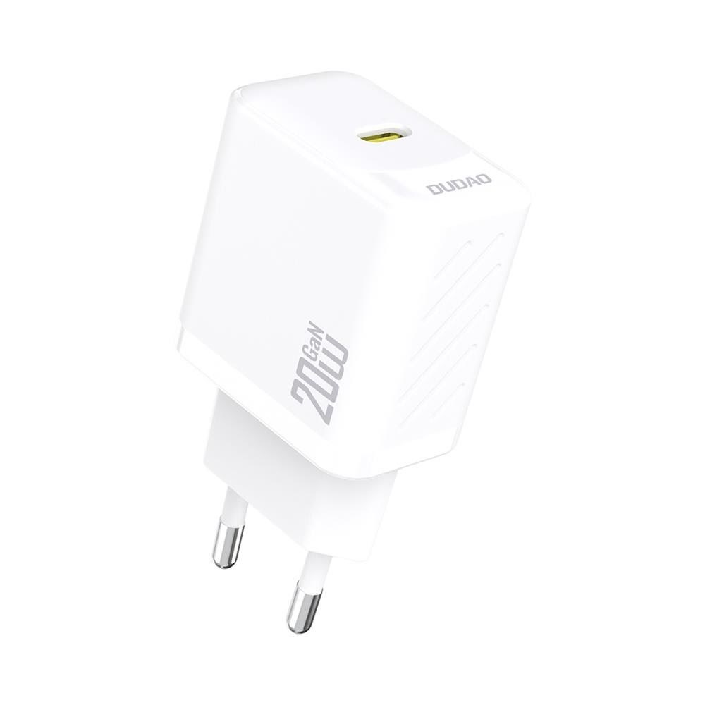 Dudao A26 Pd20w Gan Usb-c Charger - White - Handys Adapter Und Ladegeraete 6976625334049