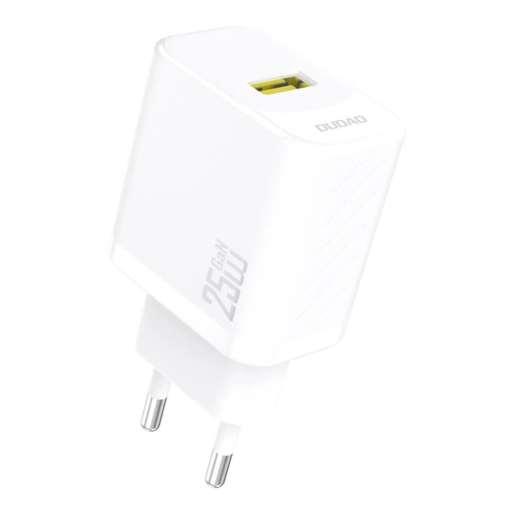 Dudao A27s 25w Gan Usb-a Charger - White - Handys Adapter Und Ladegeraete