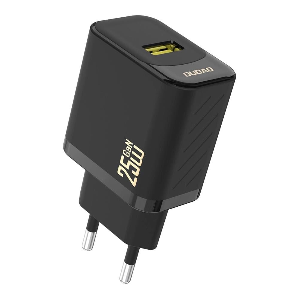Dudao A27s 25w Gan Usb-a Charger - Black - Handys Adapter Und Ladegeraete