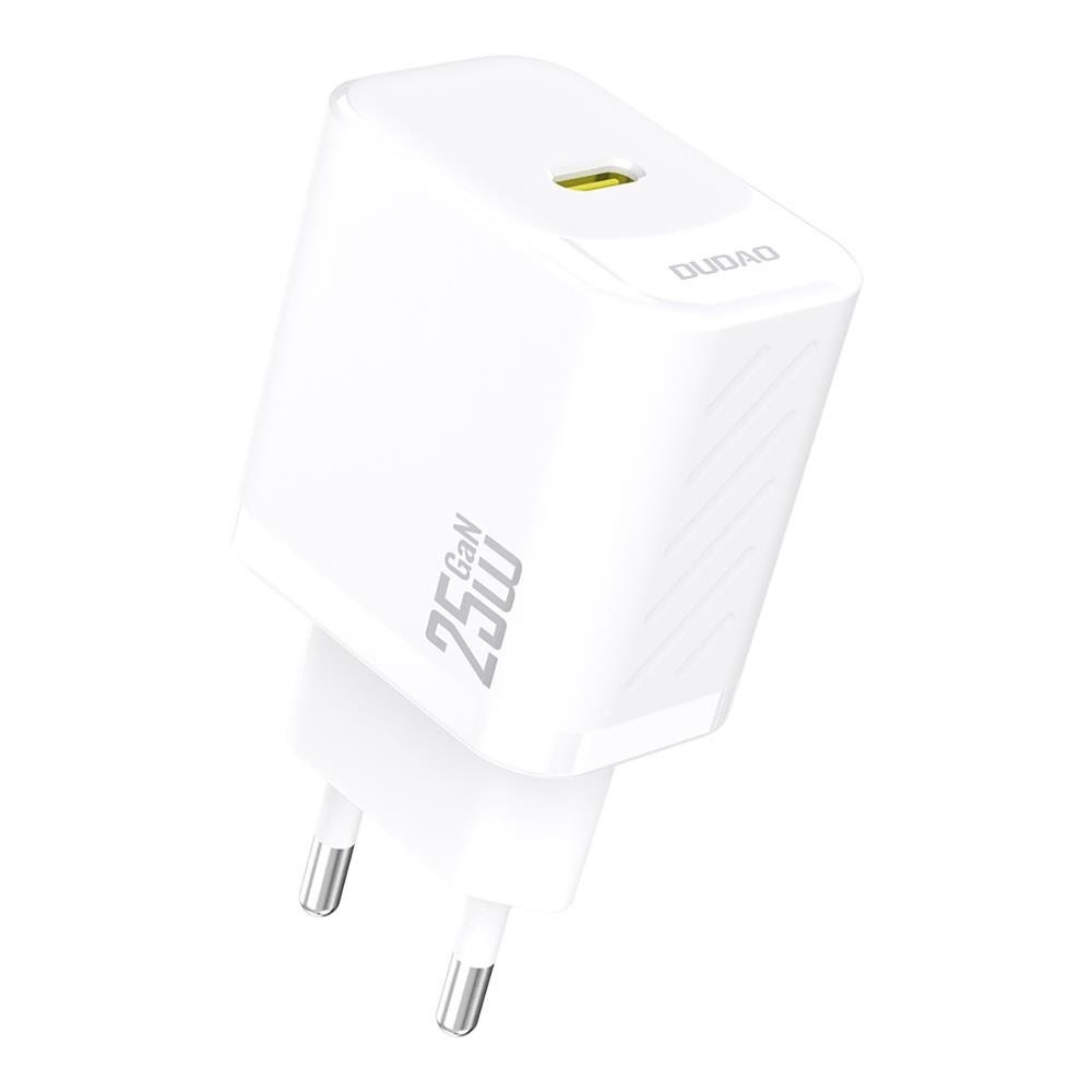 Dudao A27 25w Gan Usb-c Wall Charger - White - Handys Adapter Und Ladegeraete