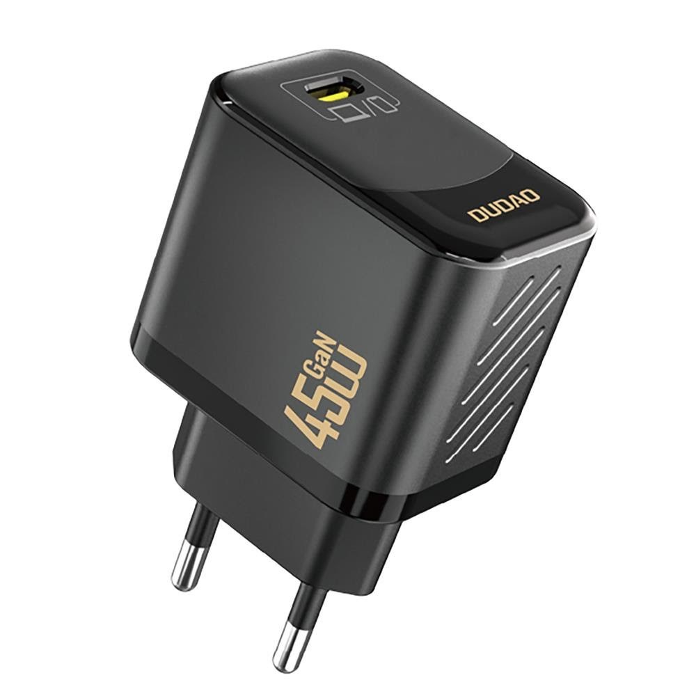 Dudao A28 45w Gan Usb-c Wall Charger - Black - Handys Adapter Und Ladegeraete