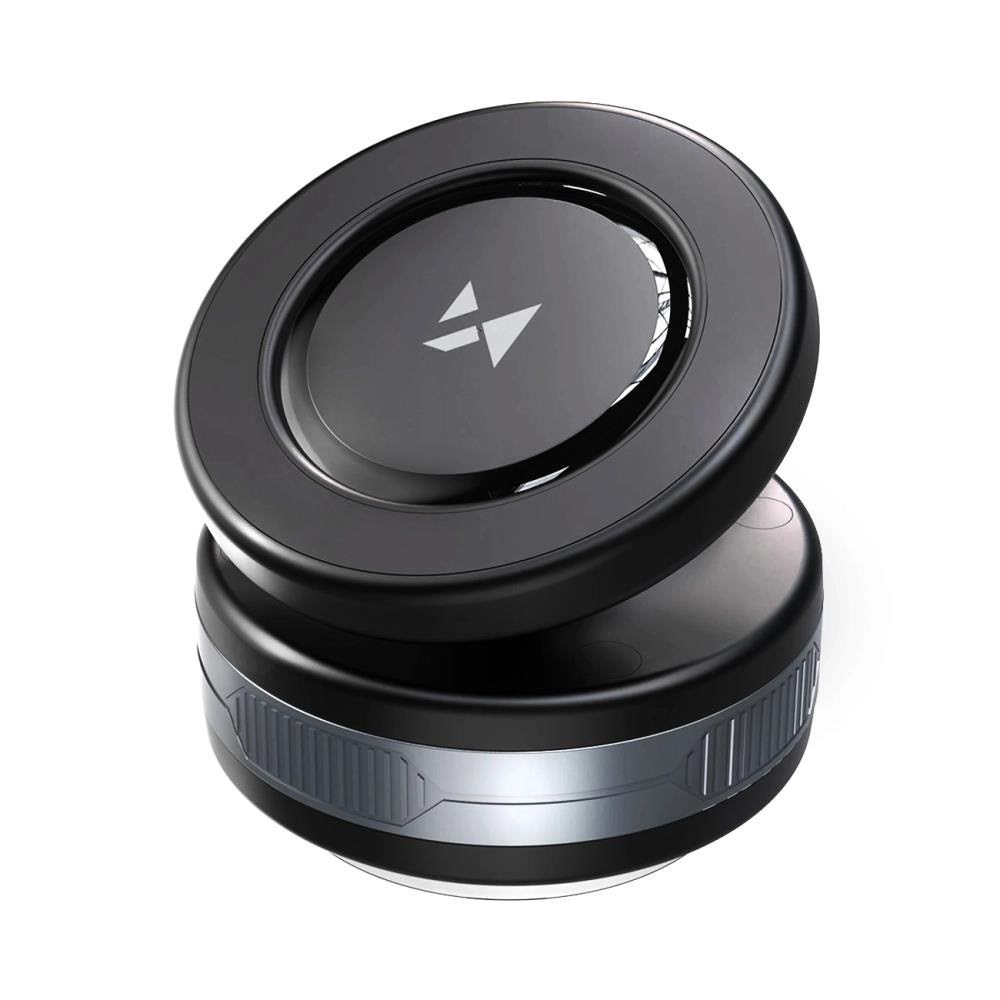 Wozinsky Wusq-01 Car Holder With Qi Charger Compatible With Magsafe - Black - Handys Adapter Und Ladegeraete 5907769384035